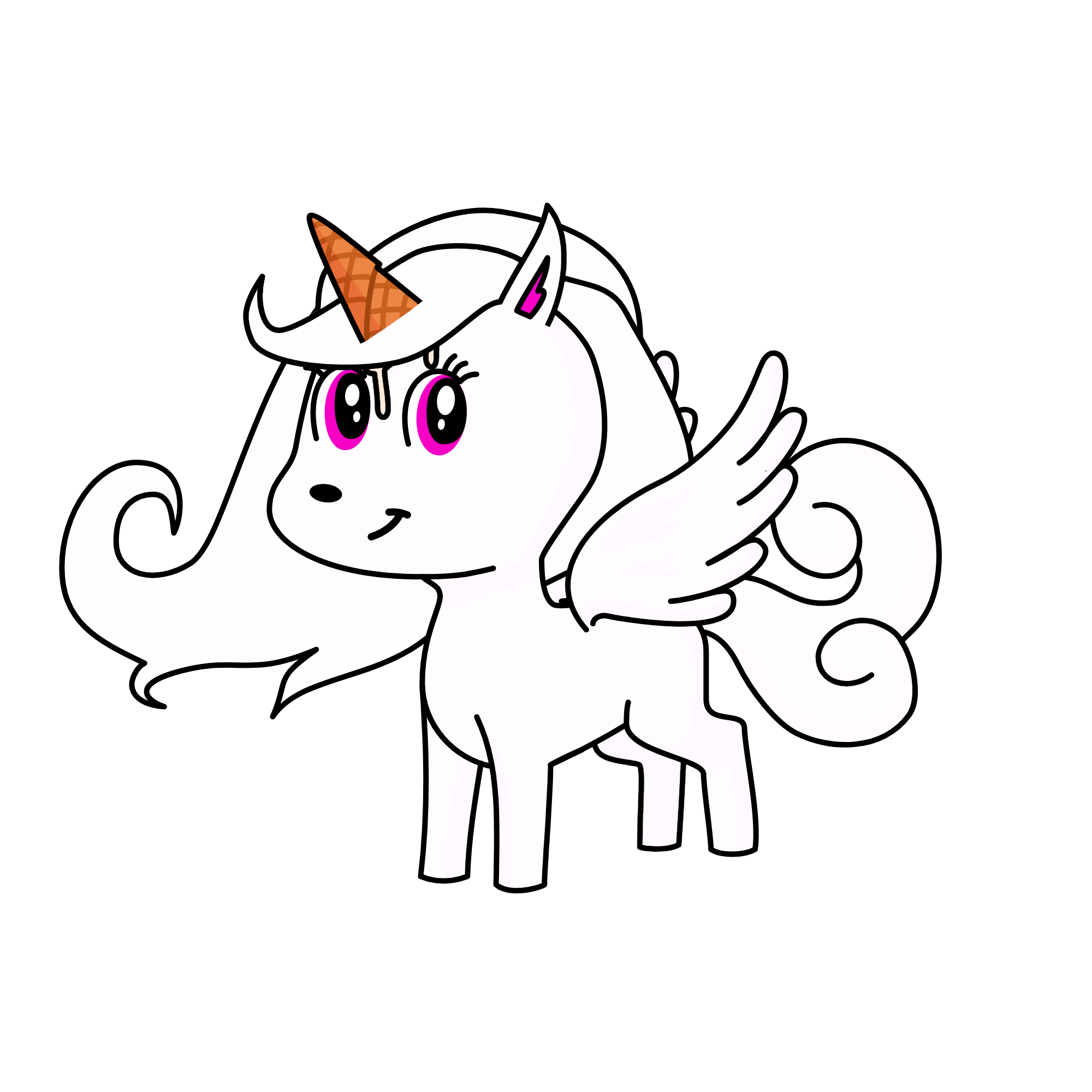 Vanilla Ice Cream, the unicorn