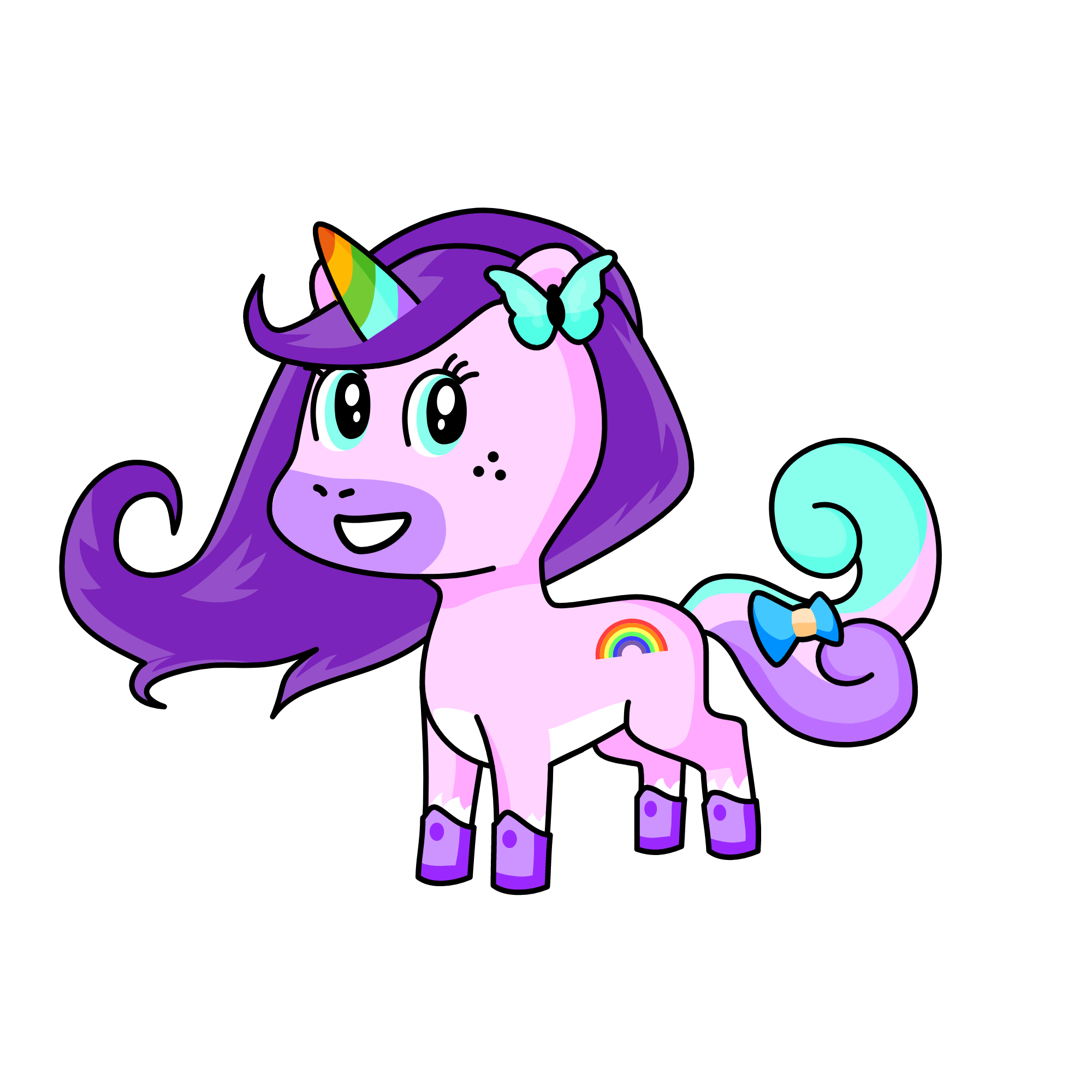 EvaCorn, the unicorn