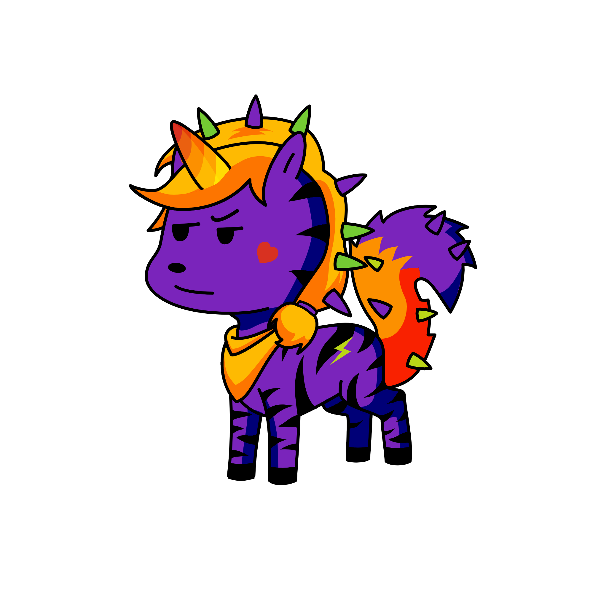 Halloween, the unicorn
