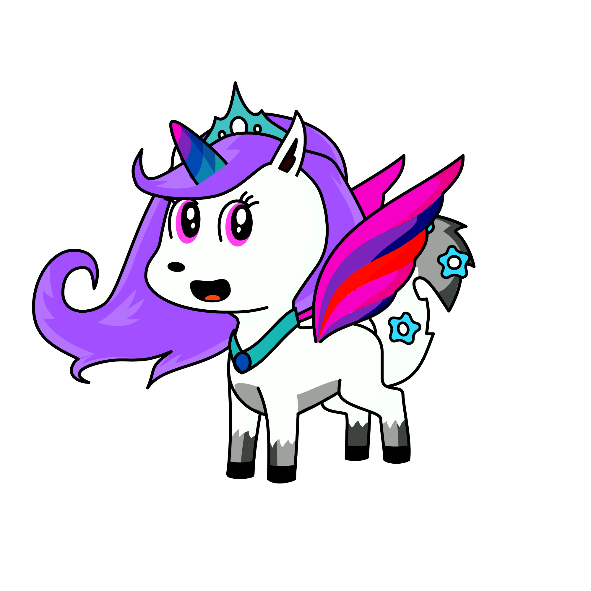 FOXI GIRL, the unicorn