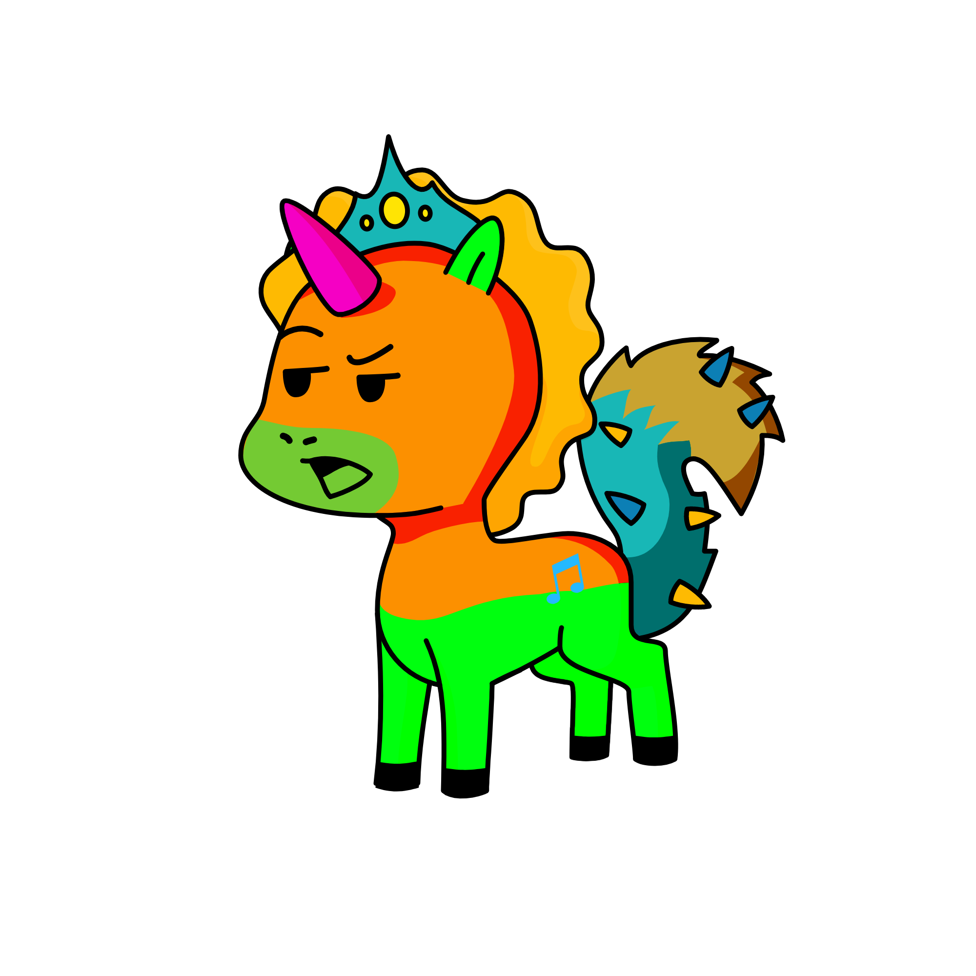 ddd, the unicorn