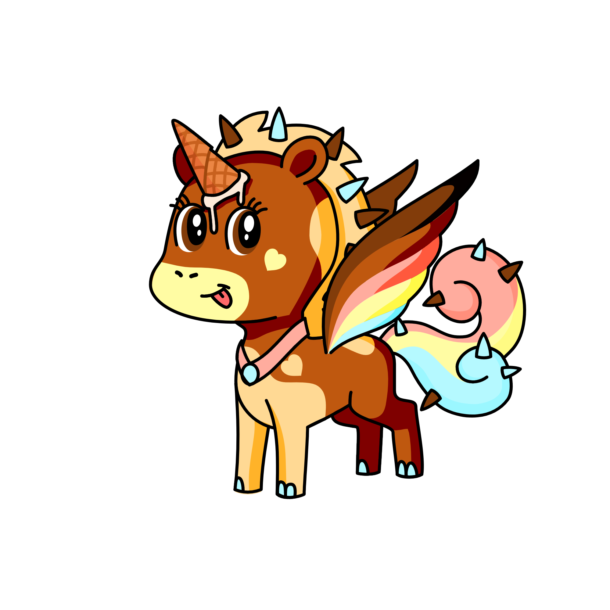 Chocalot Of Color, the unicorn