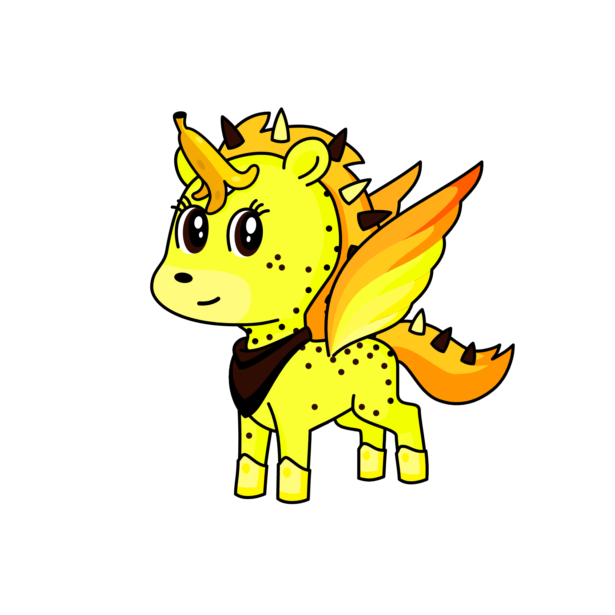 Banana, the unicorn