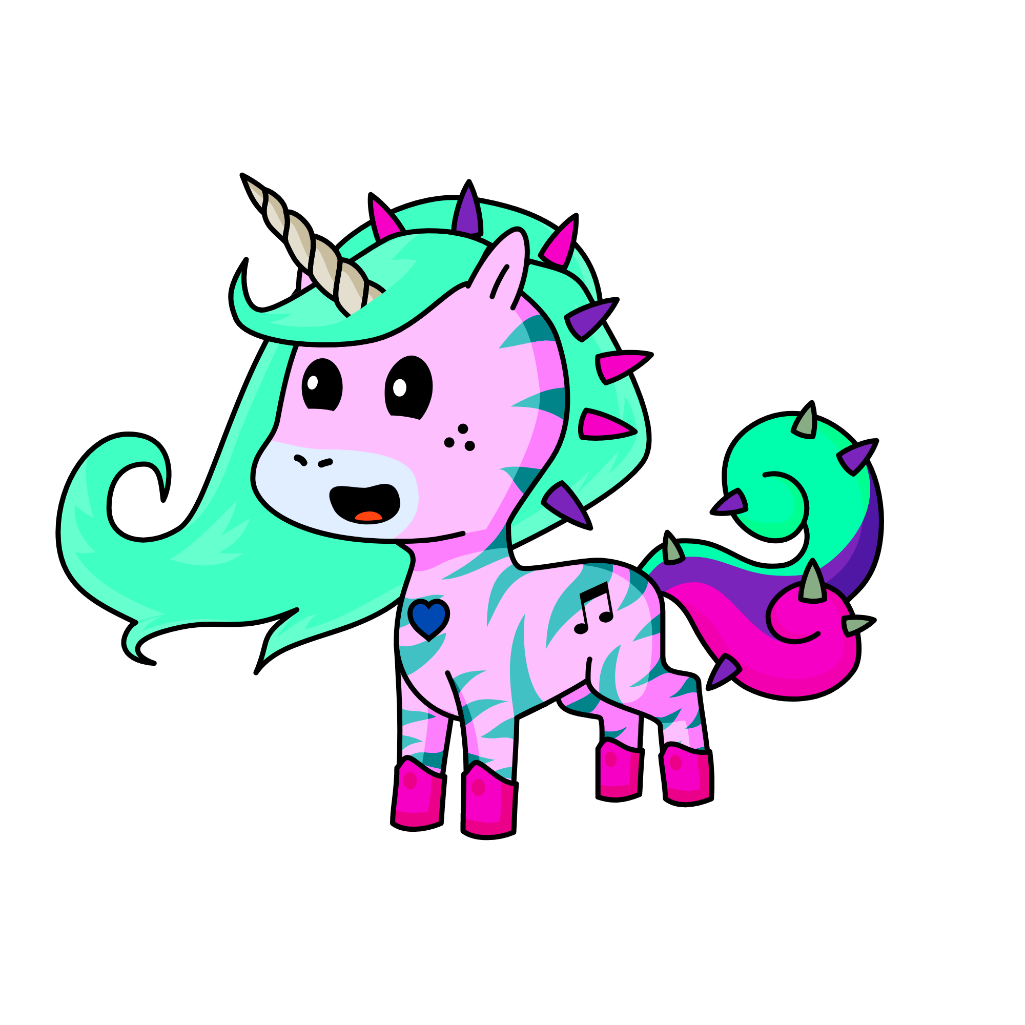 poop, the unicorn