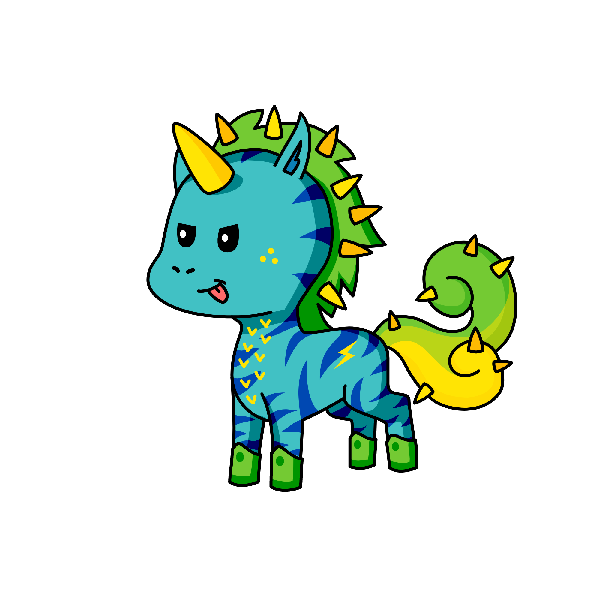 Rocky, the unicorn