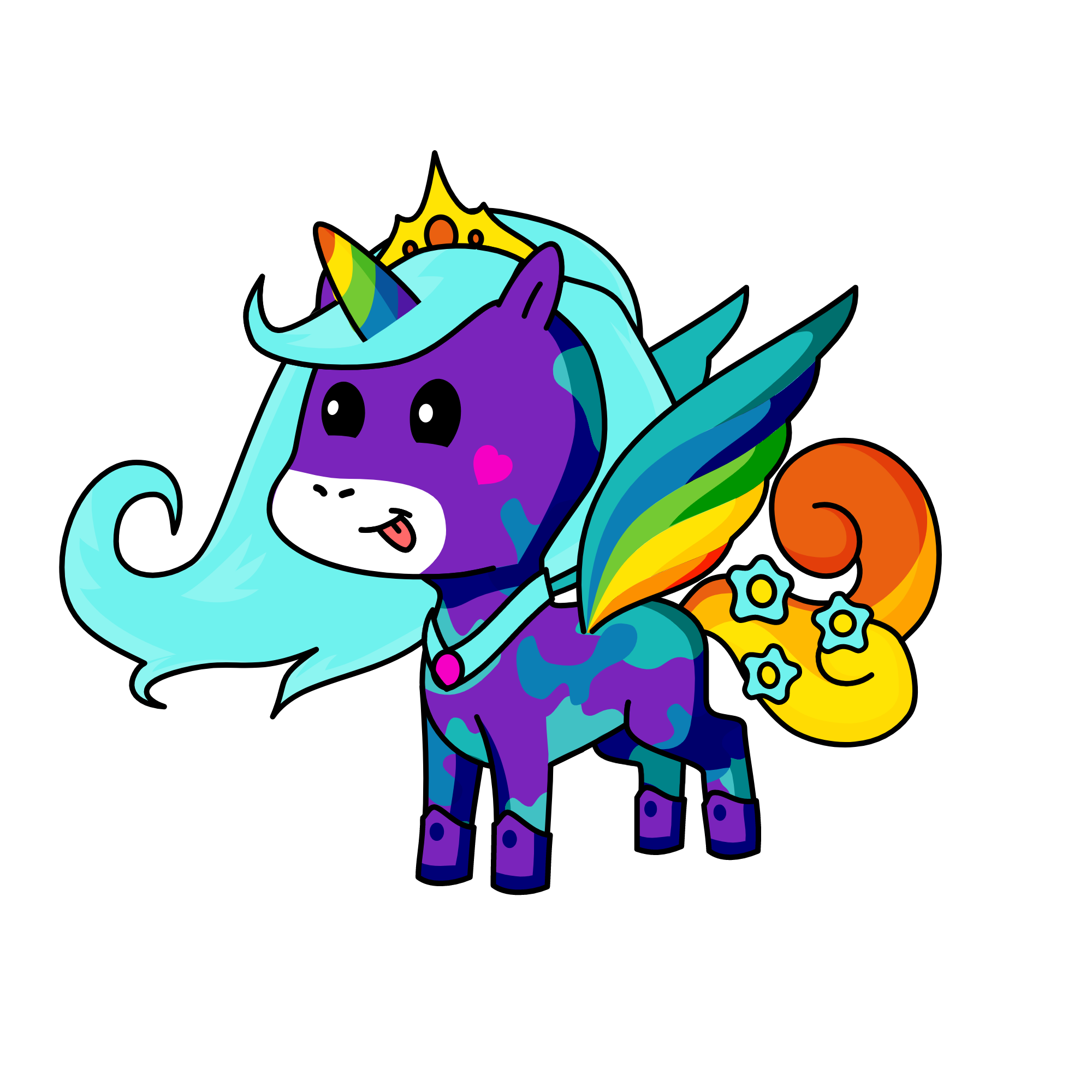 Princess Skittles, the unicorn