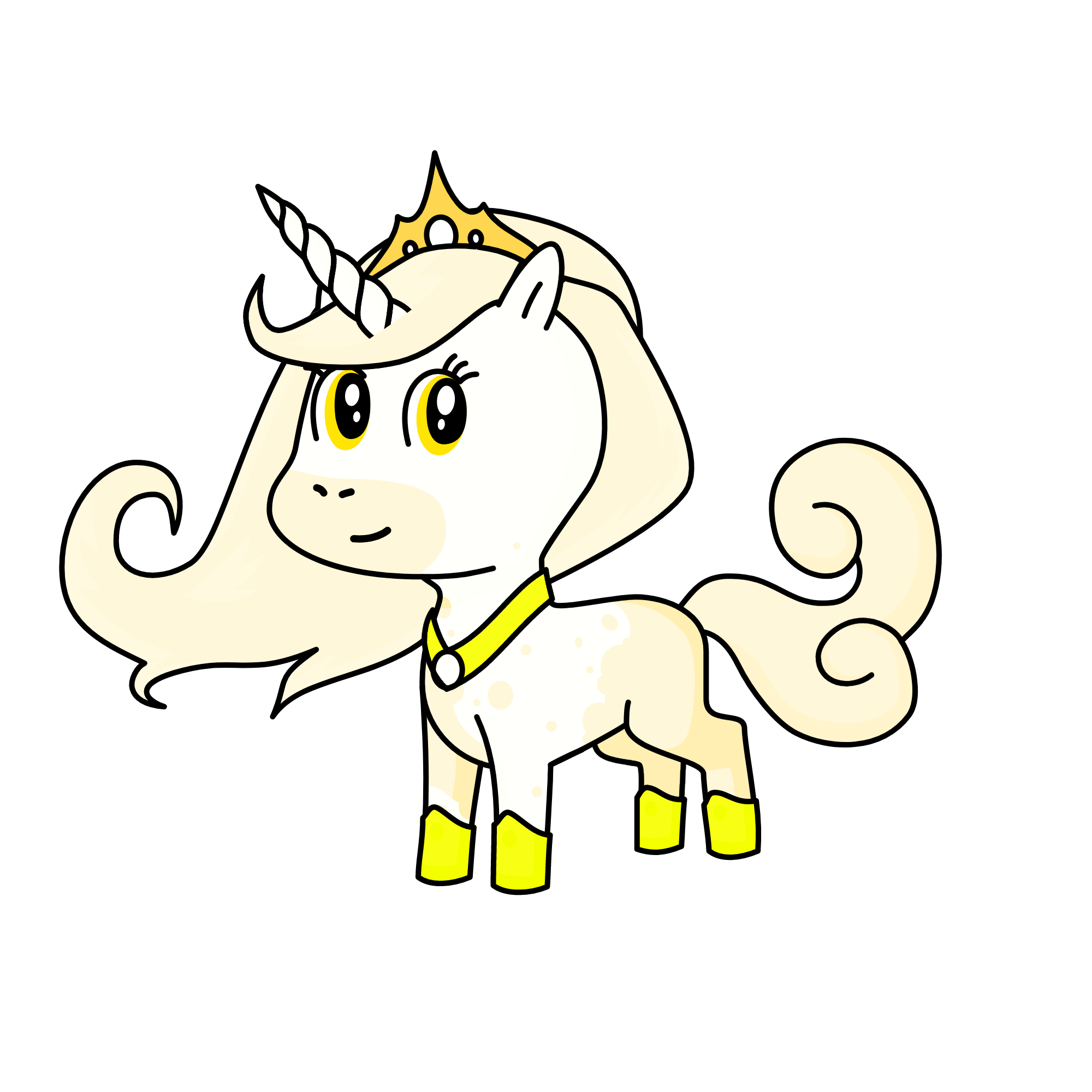 Queen Cloud, the unicorn