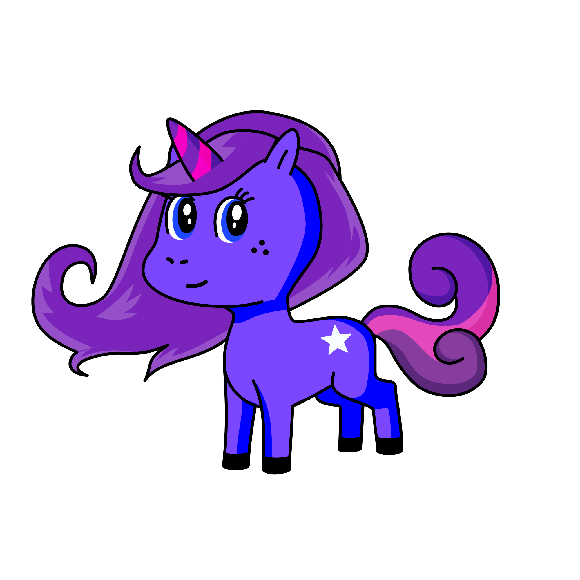 Trighlight sparkele, the unicorn