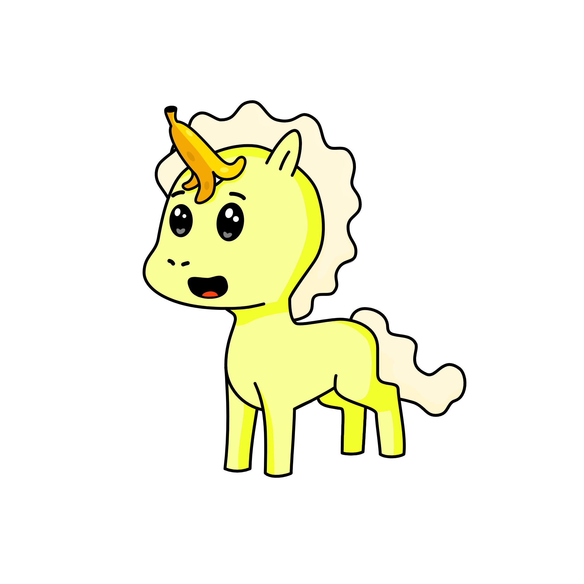 hot banana, the unicorn