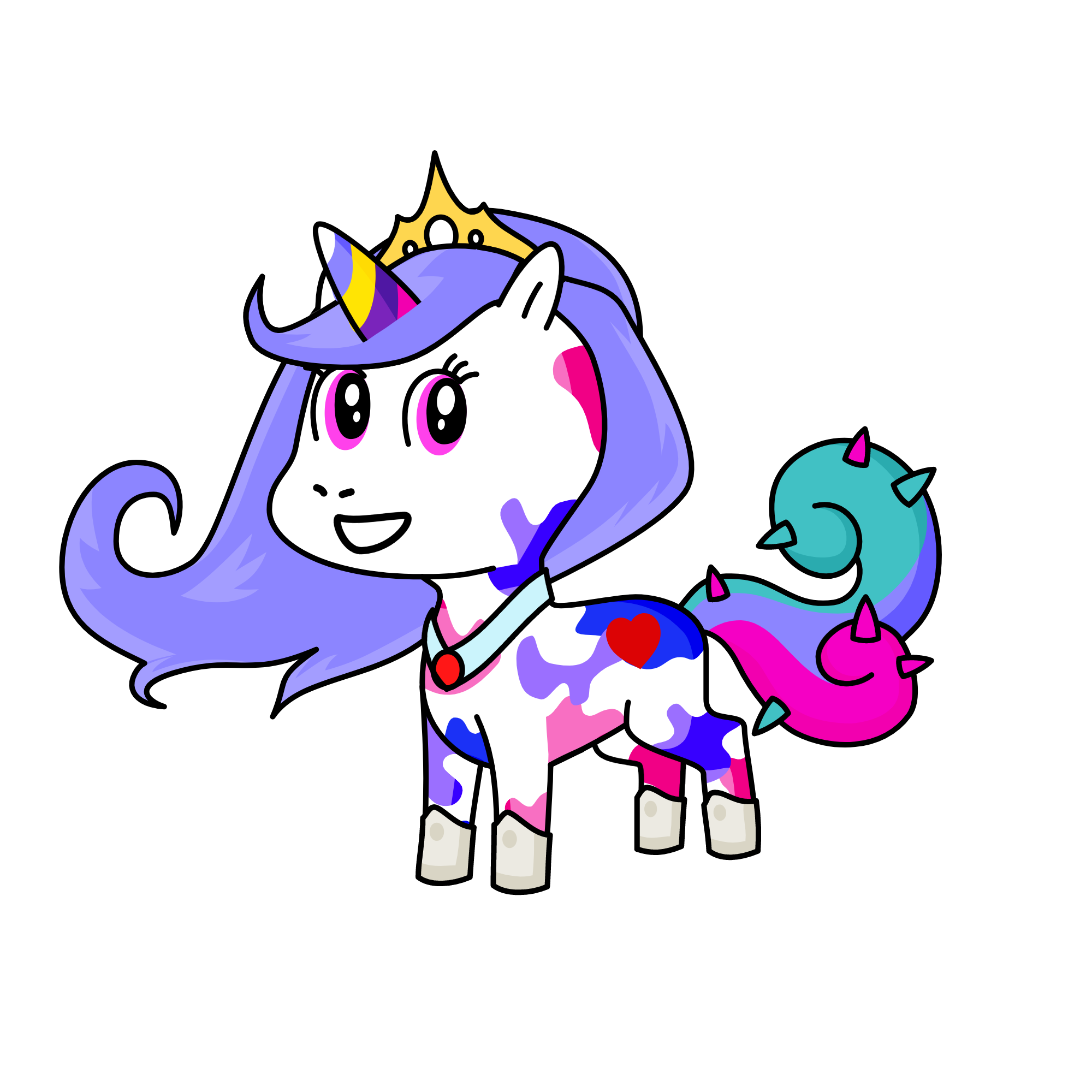 hello uni, the unicorn