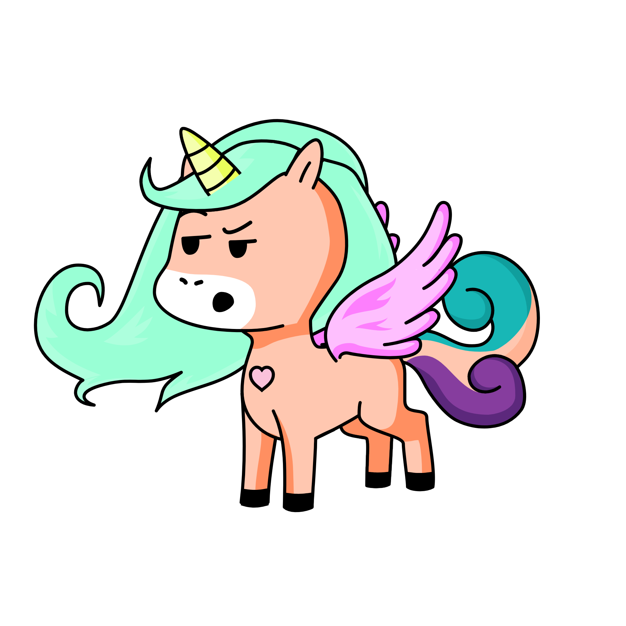 Candy (my other bunny as a unicorn), the unicorn