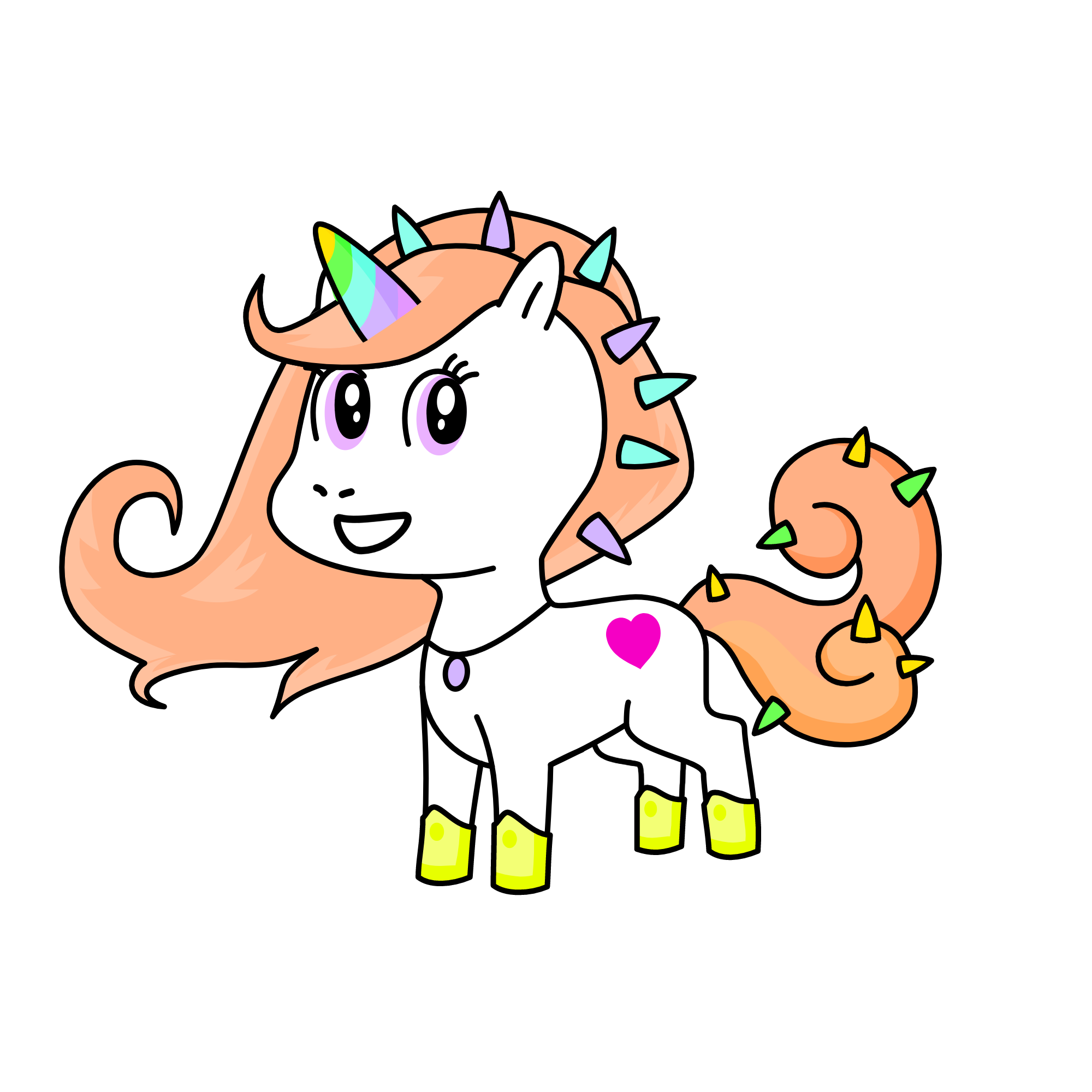 spikeycorn, the unicorn