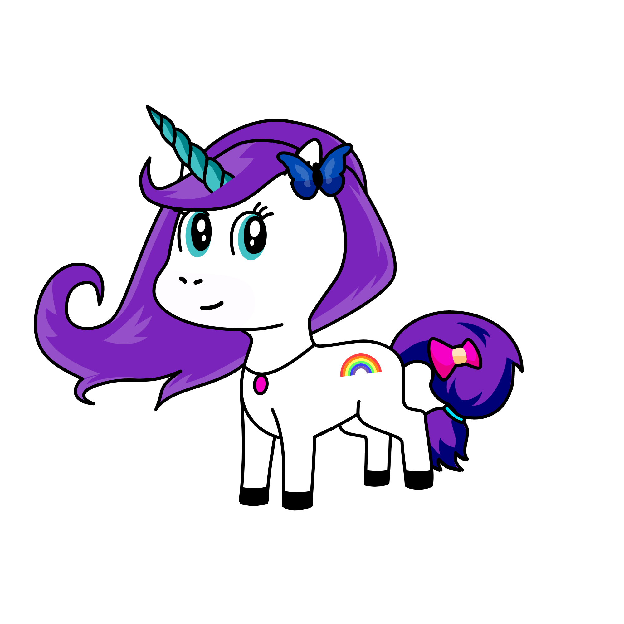 butterfly , the unicorn