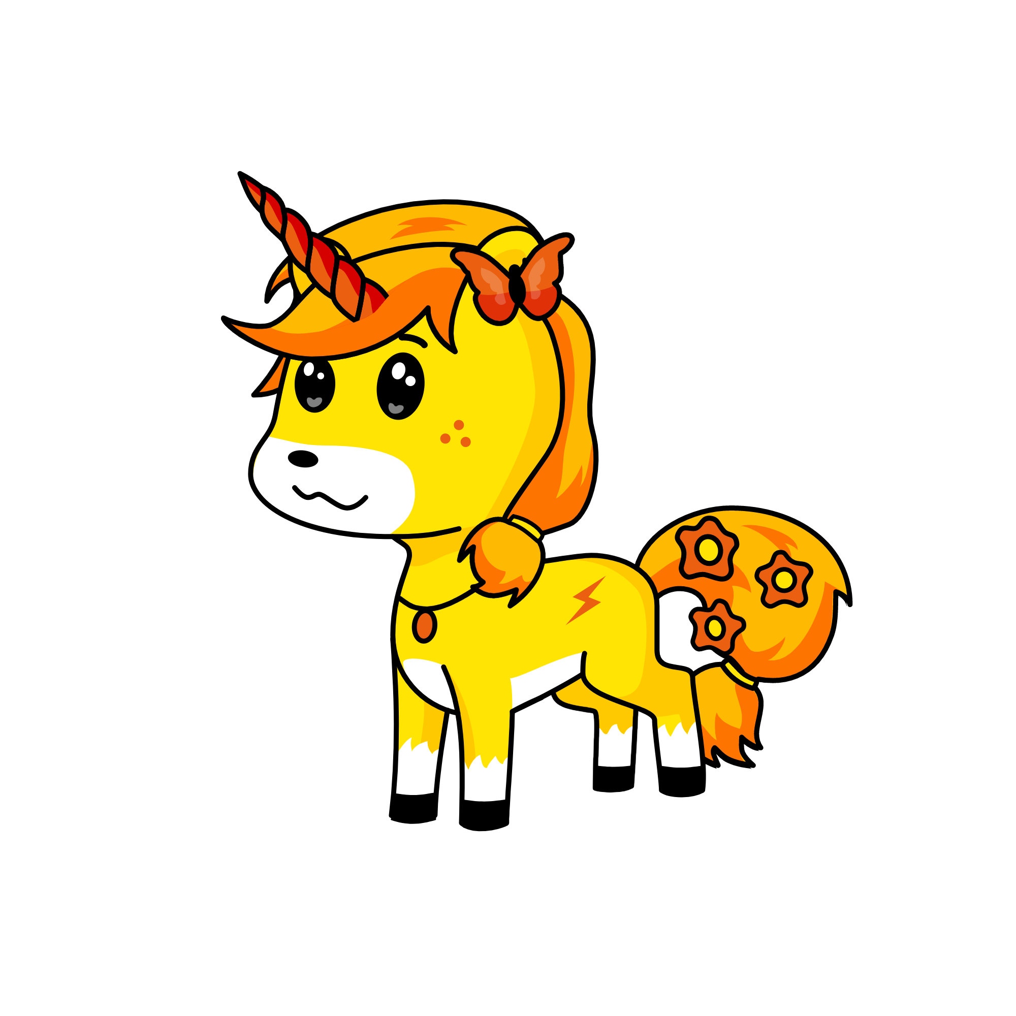 Sunshine, the unicorn