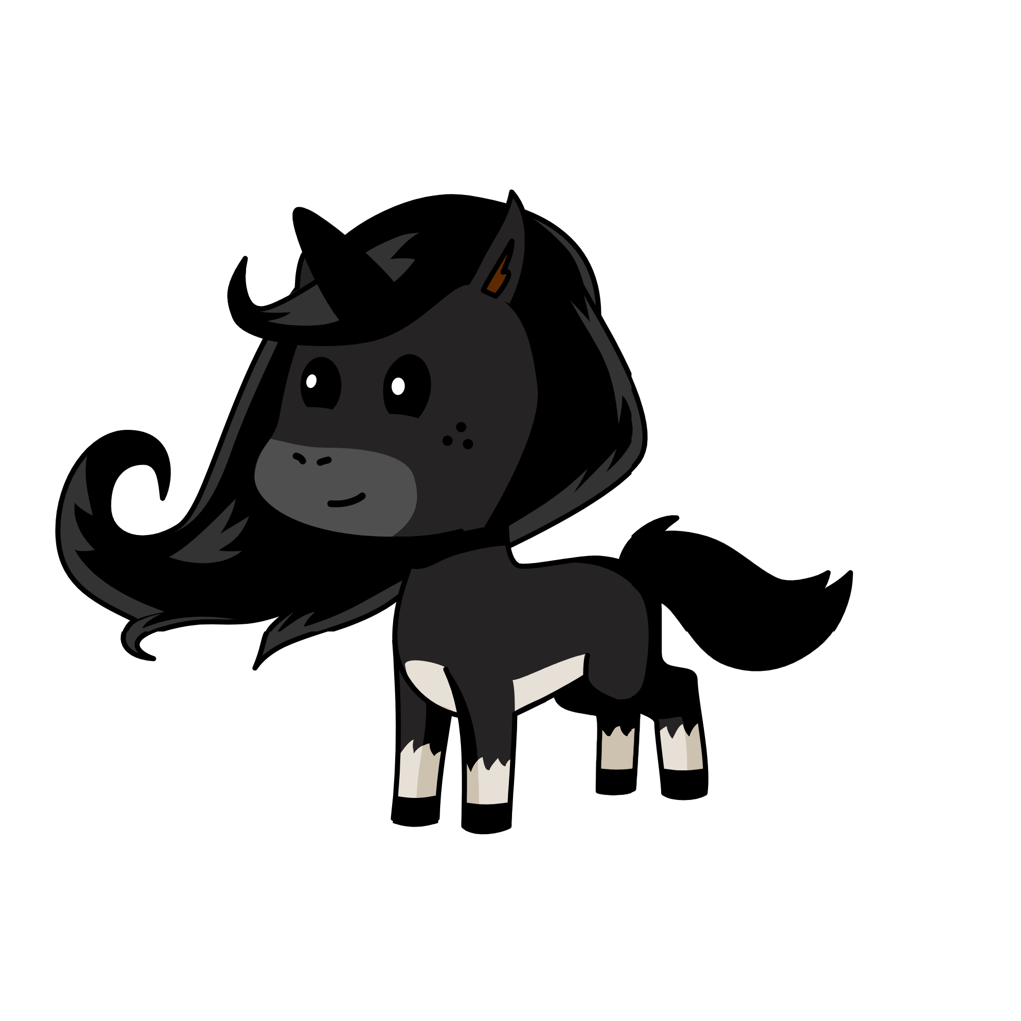 Midnight, the unicorn