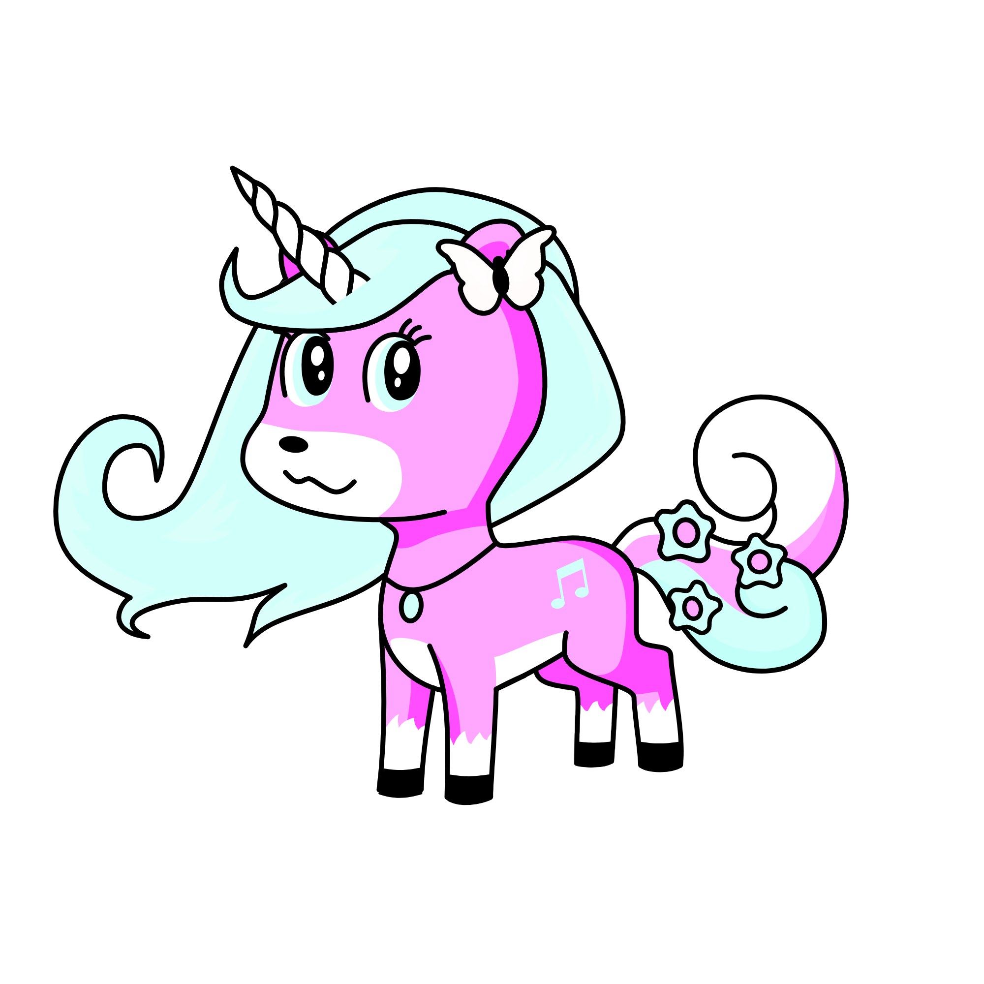 Easter, the unicorn