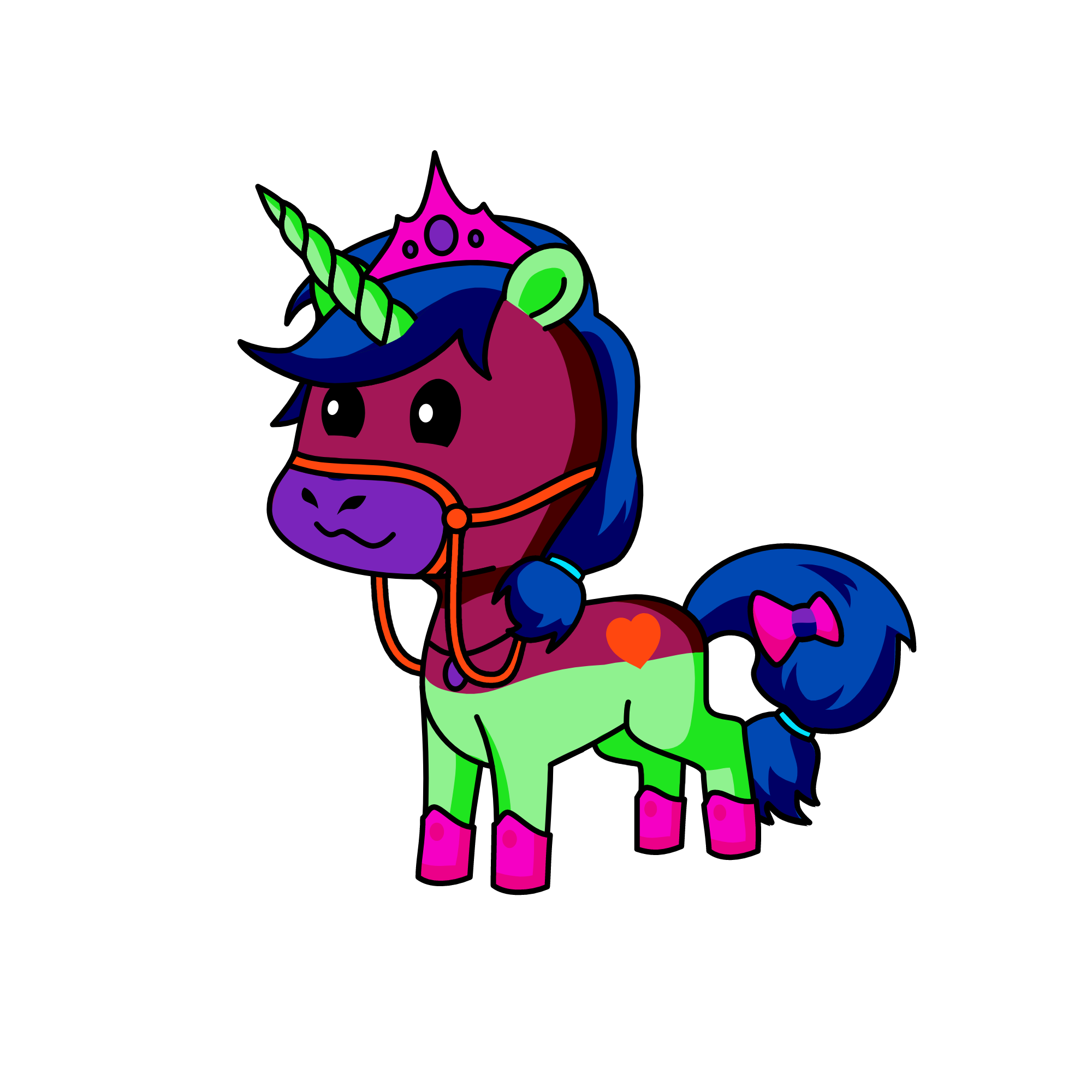 Snowy, the unicorn