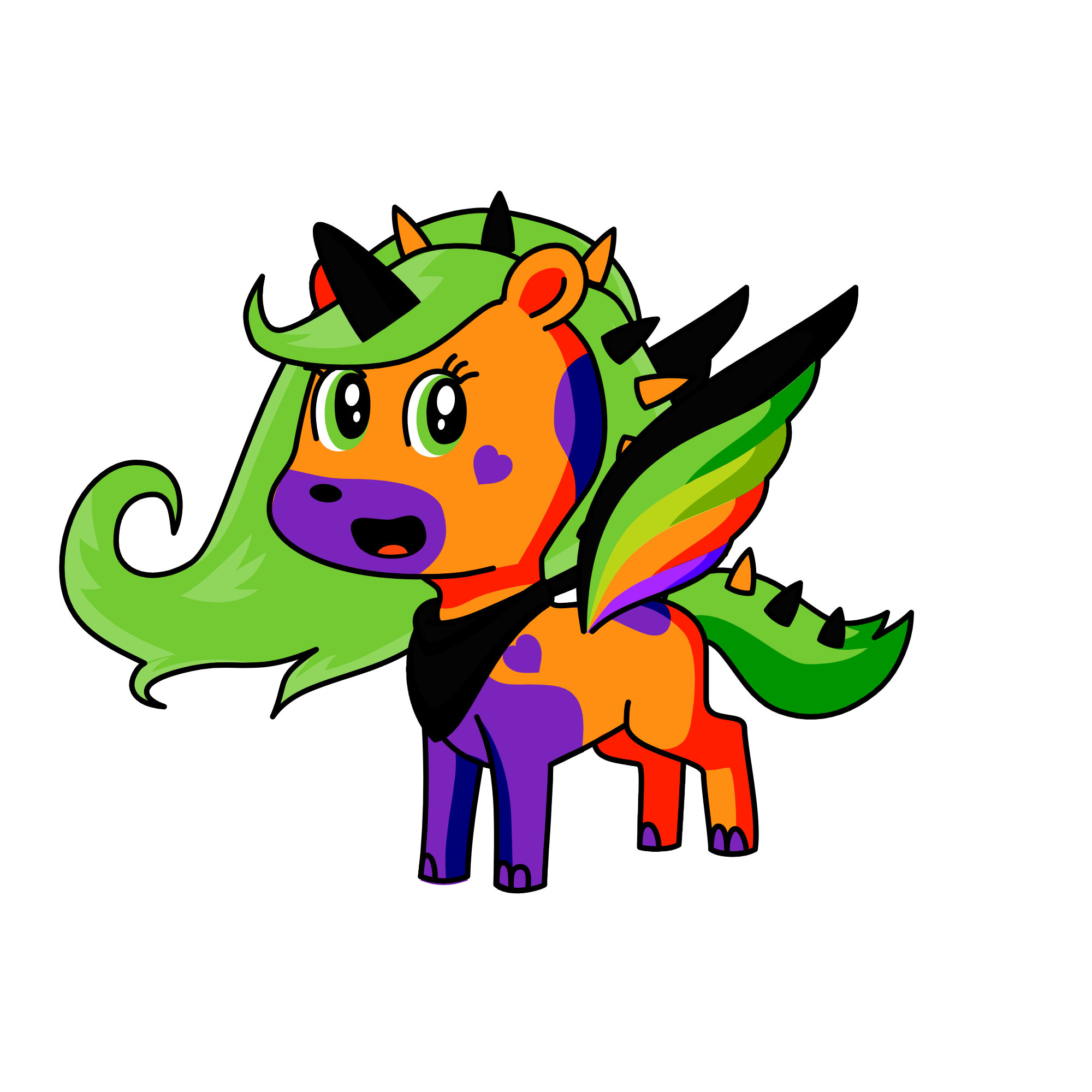 Halloween, the unicorn