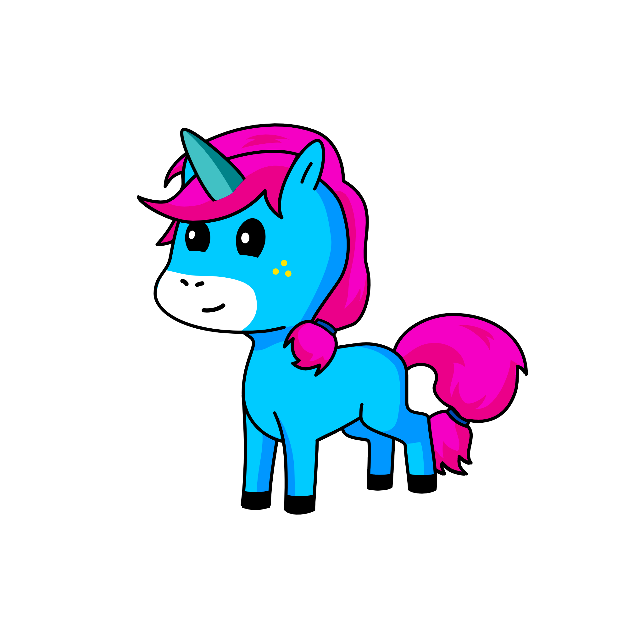 Cotton Candy, the unicorn