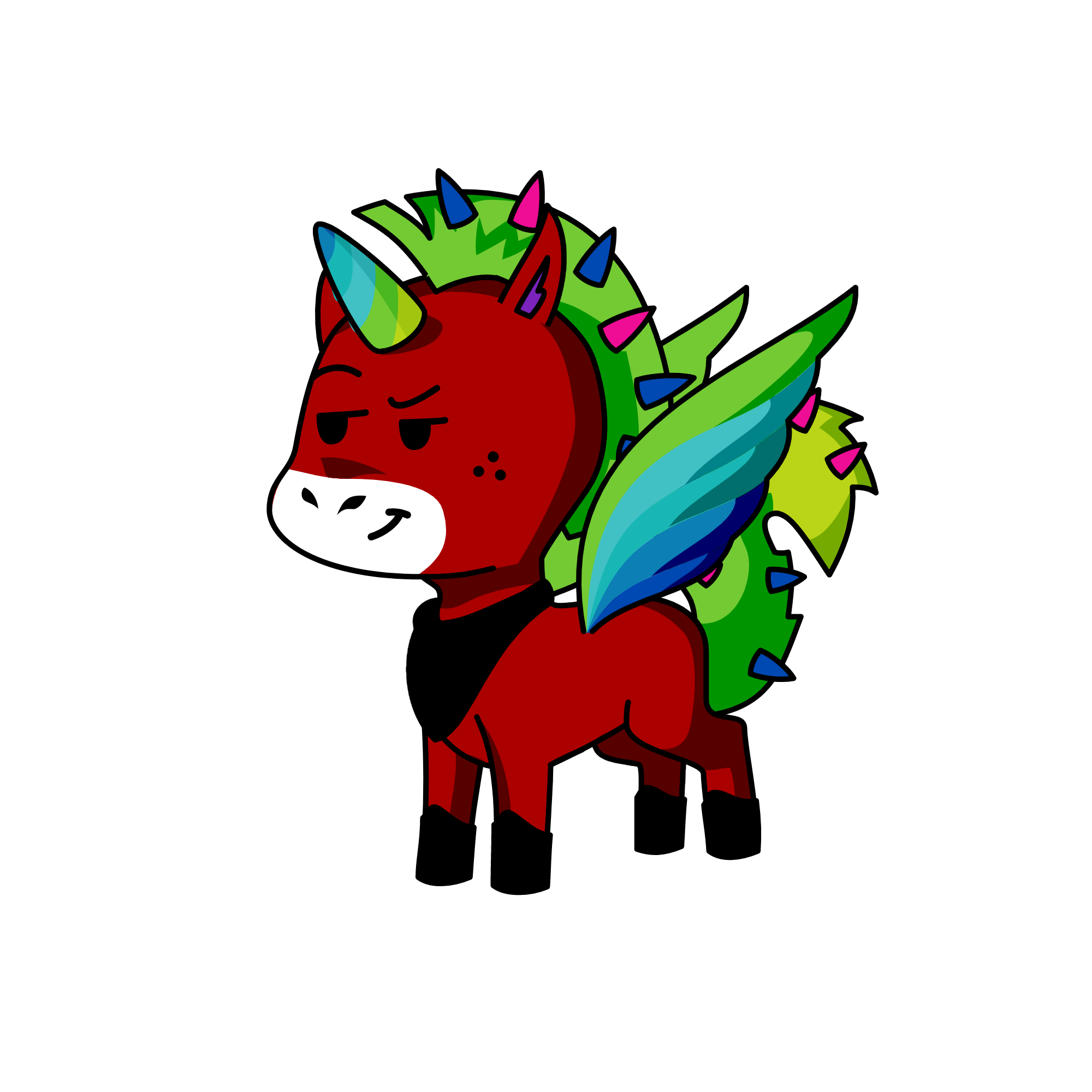 Rebel, the unicorn