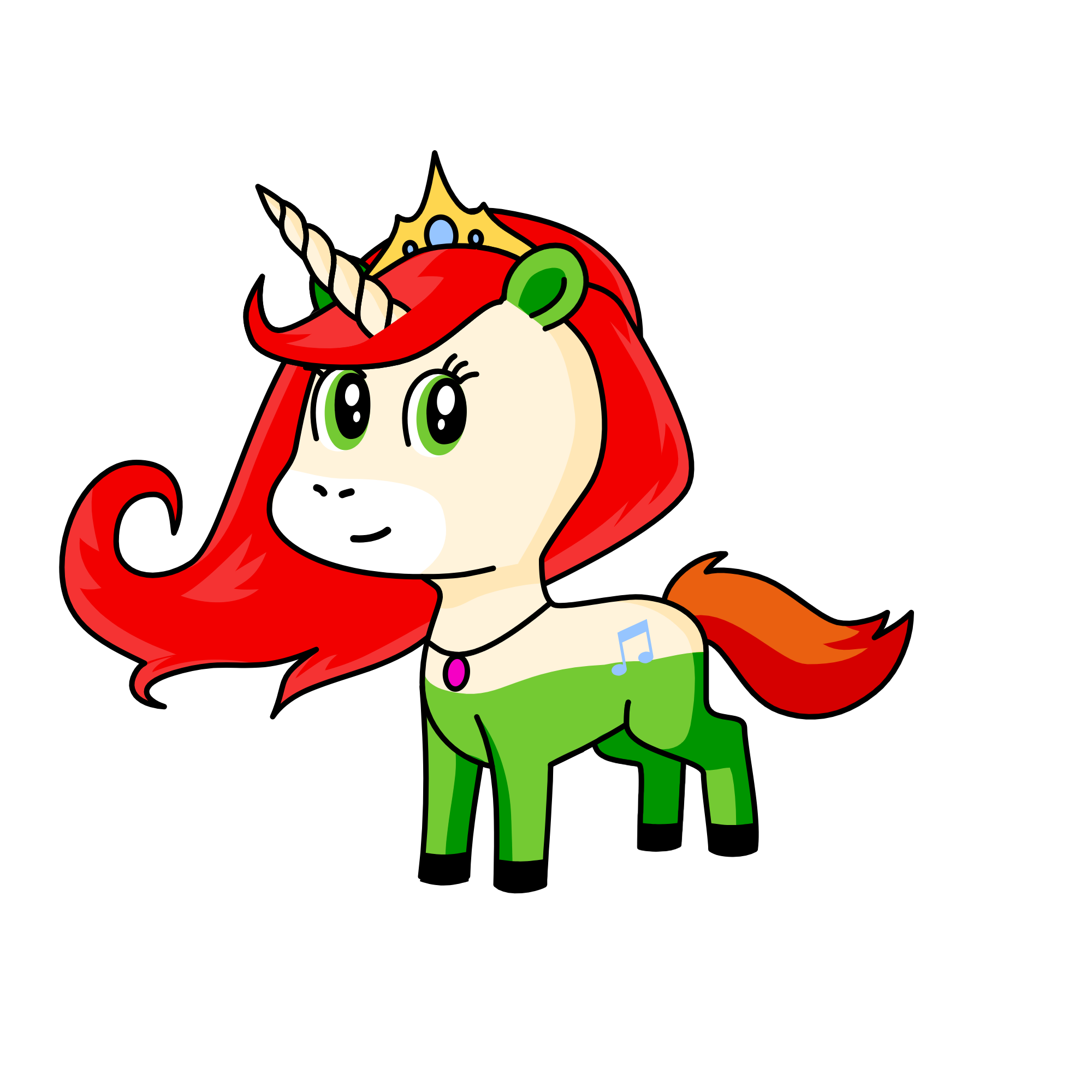 Ariel, the unicorn