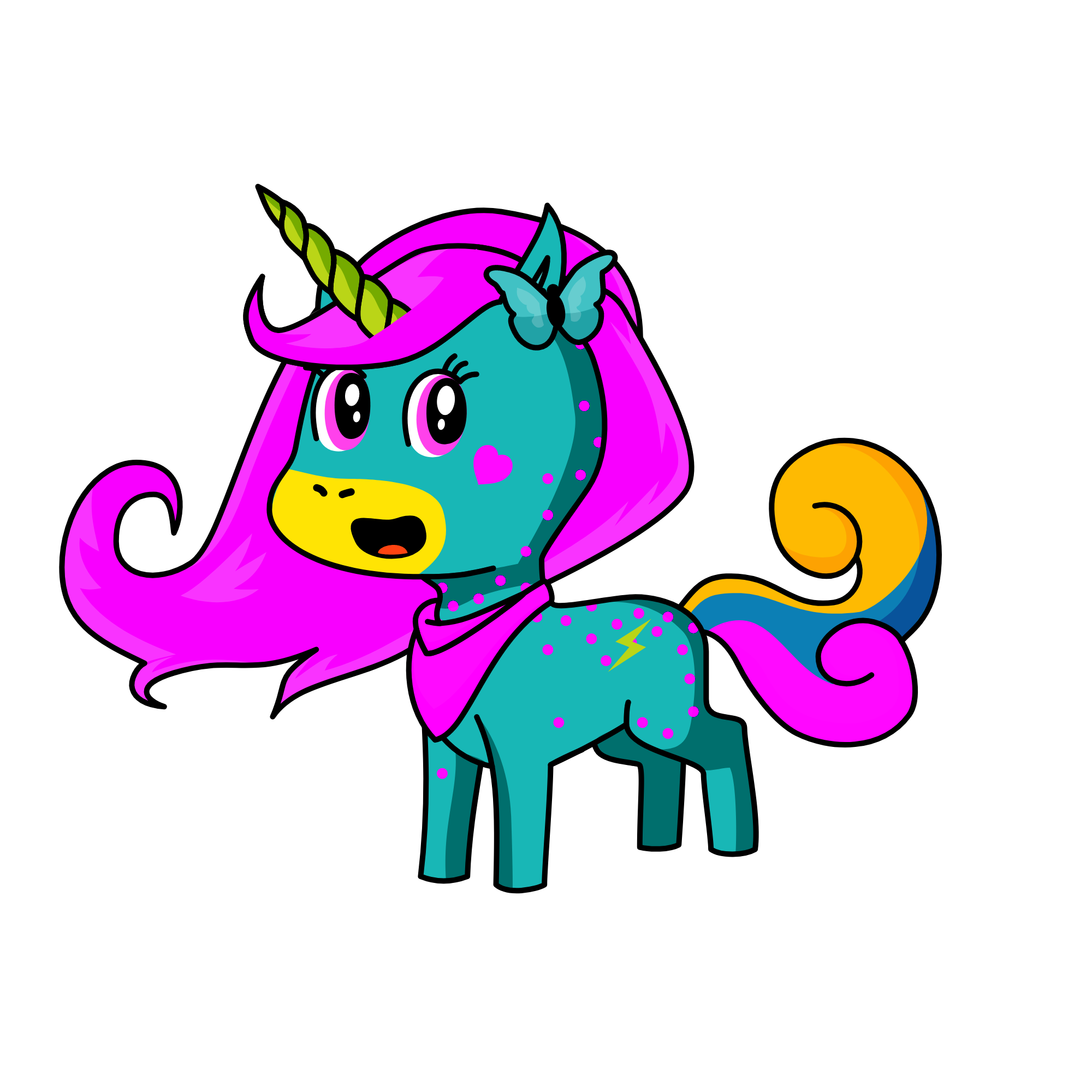 cristal , the unicorn
