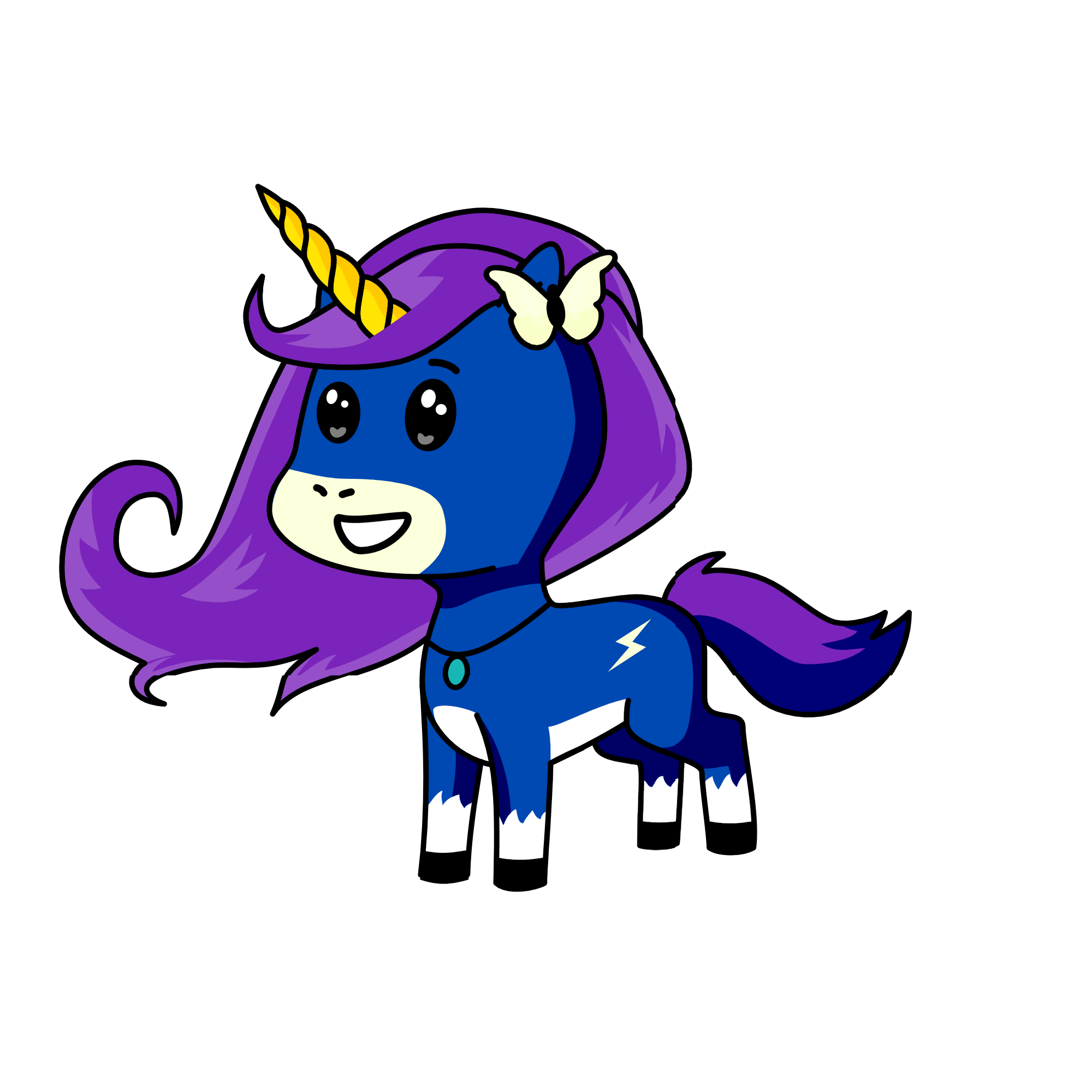 Moonshine, the unicorn
