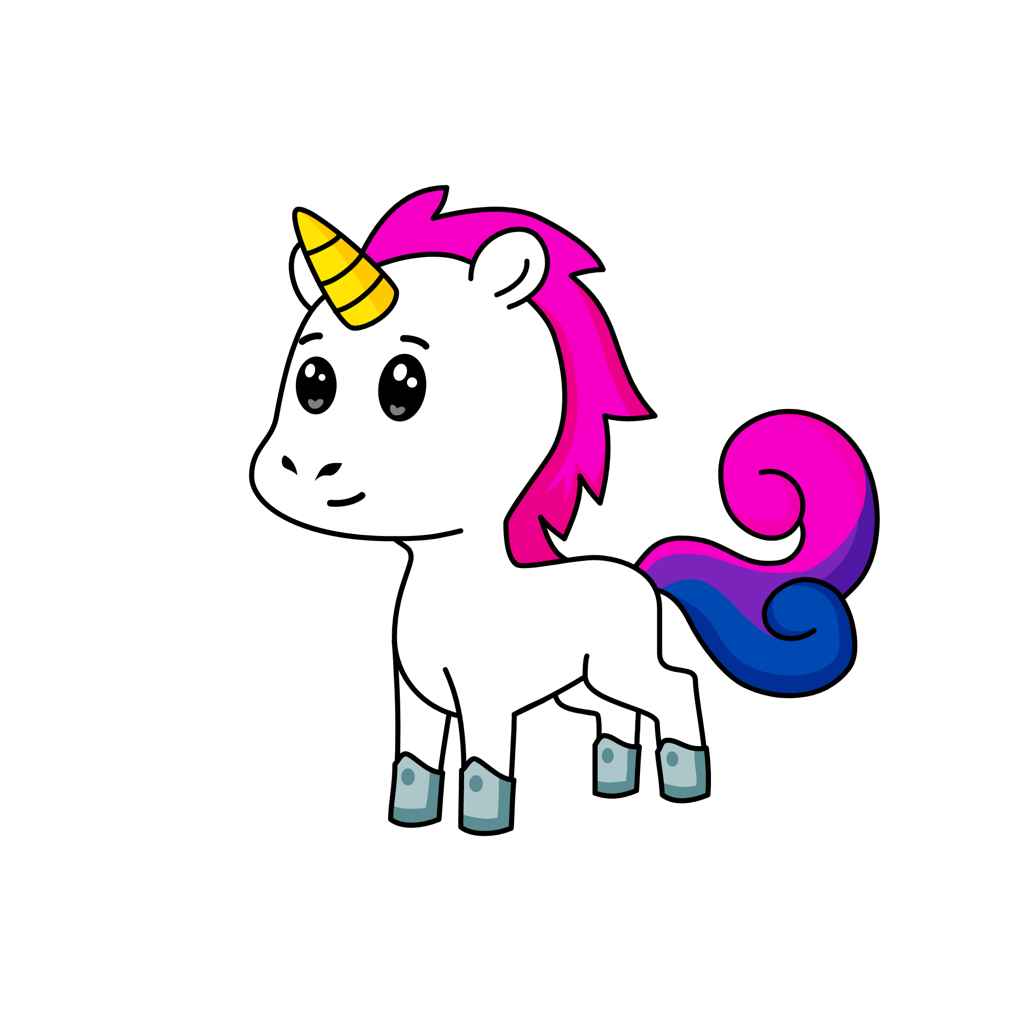 Lily Night Moon, the unicorn