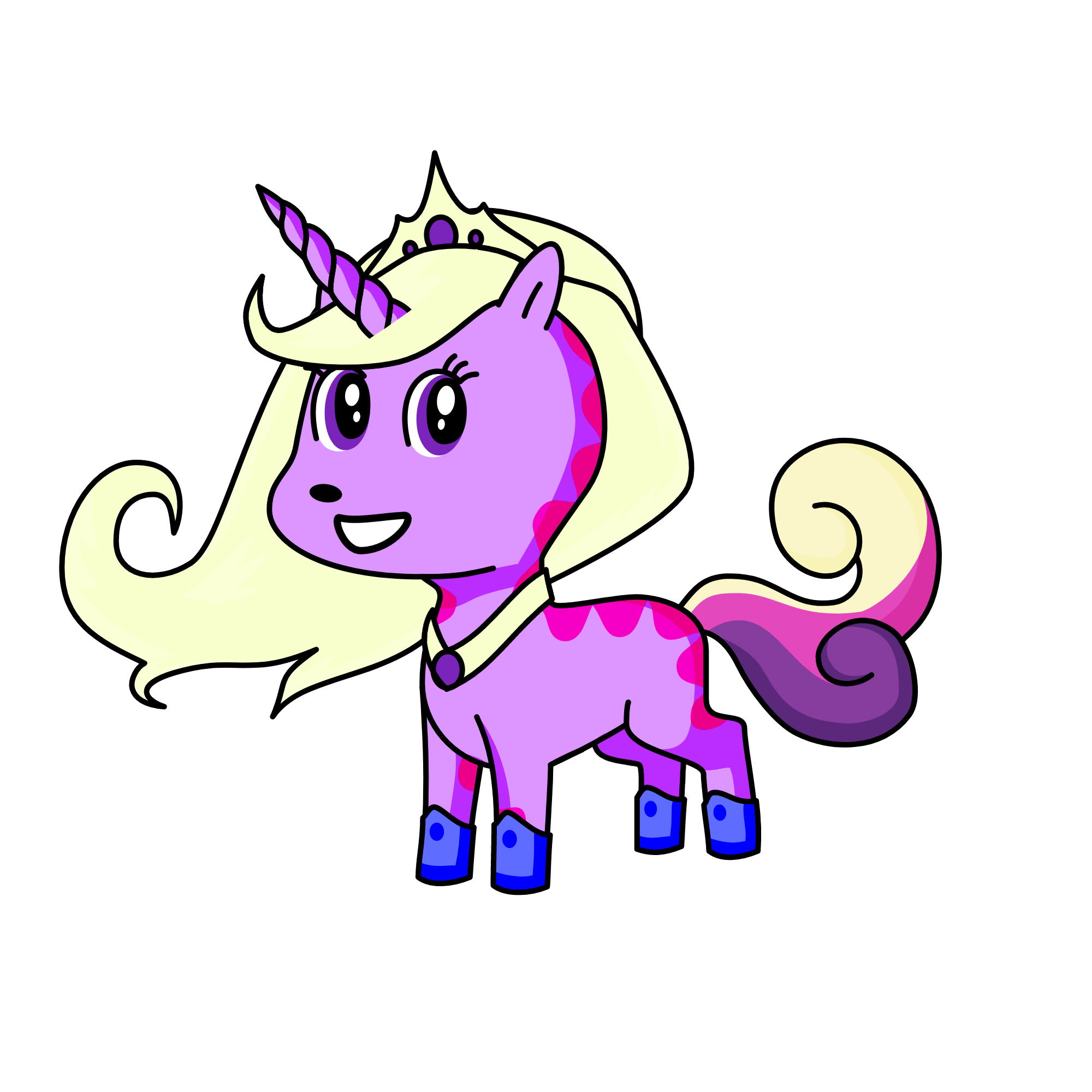 Snowy, the unicorn