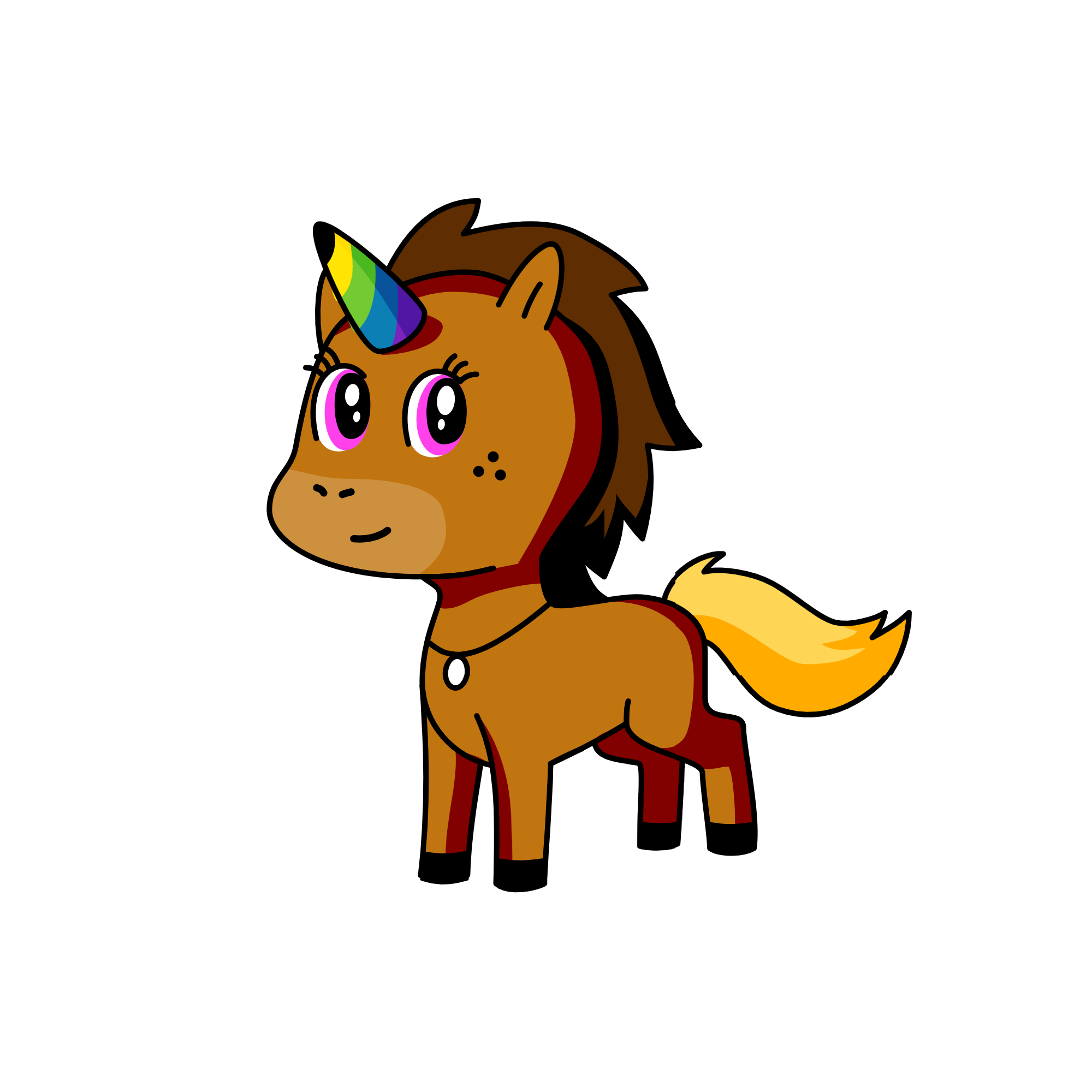 Bronie jr, the unicorn