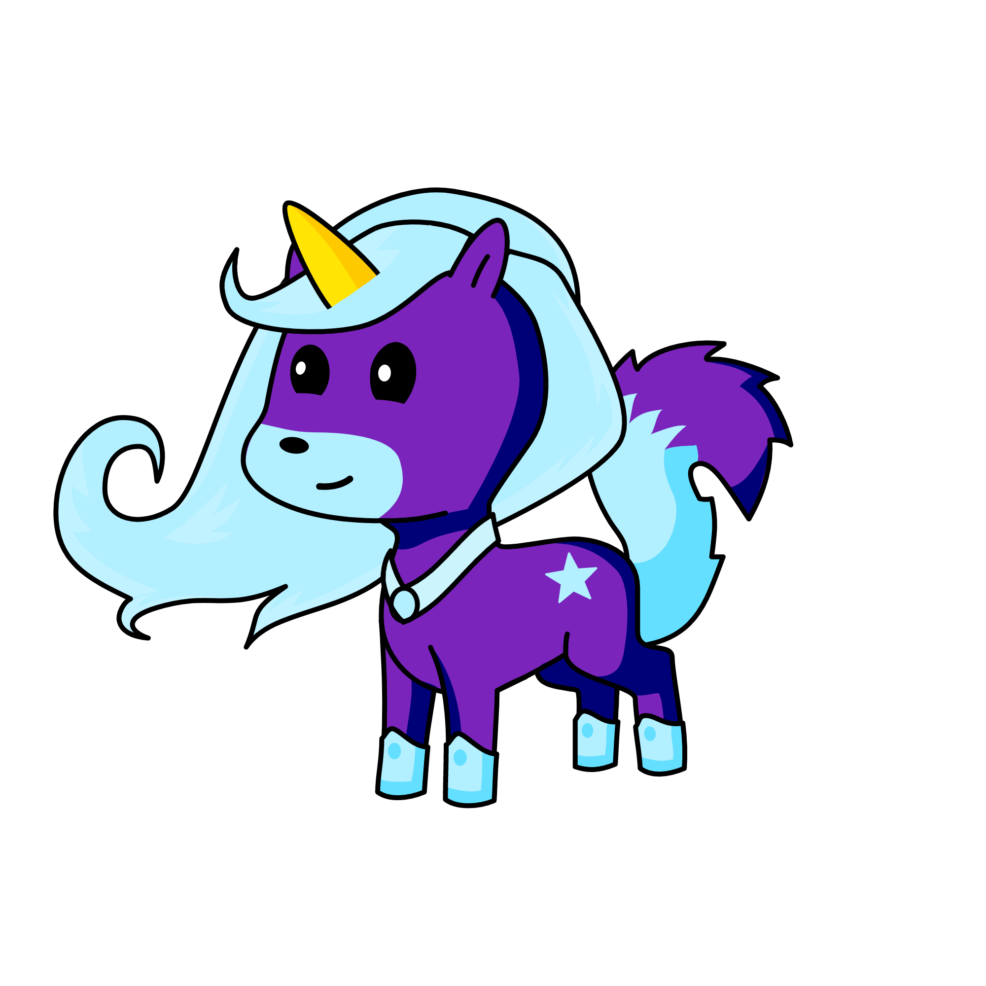 Star Light, the unicorn