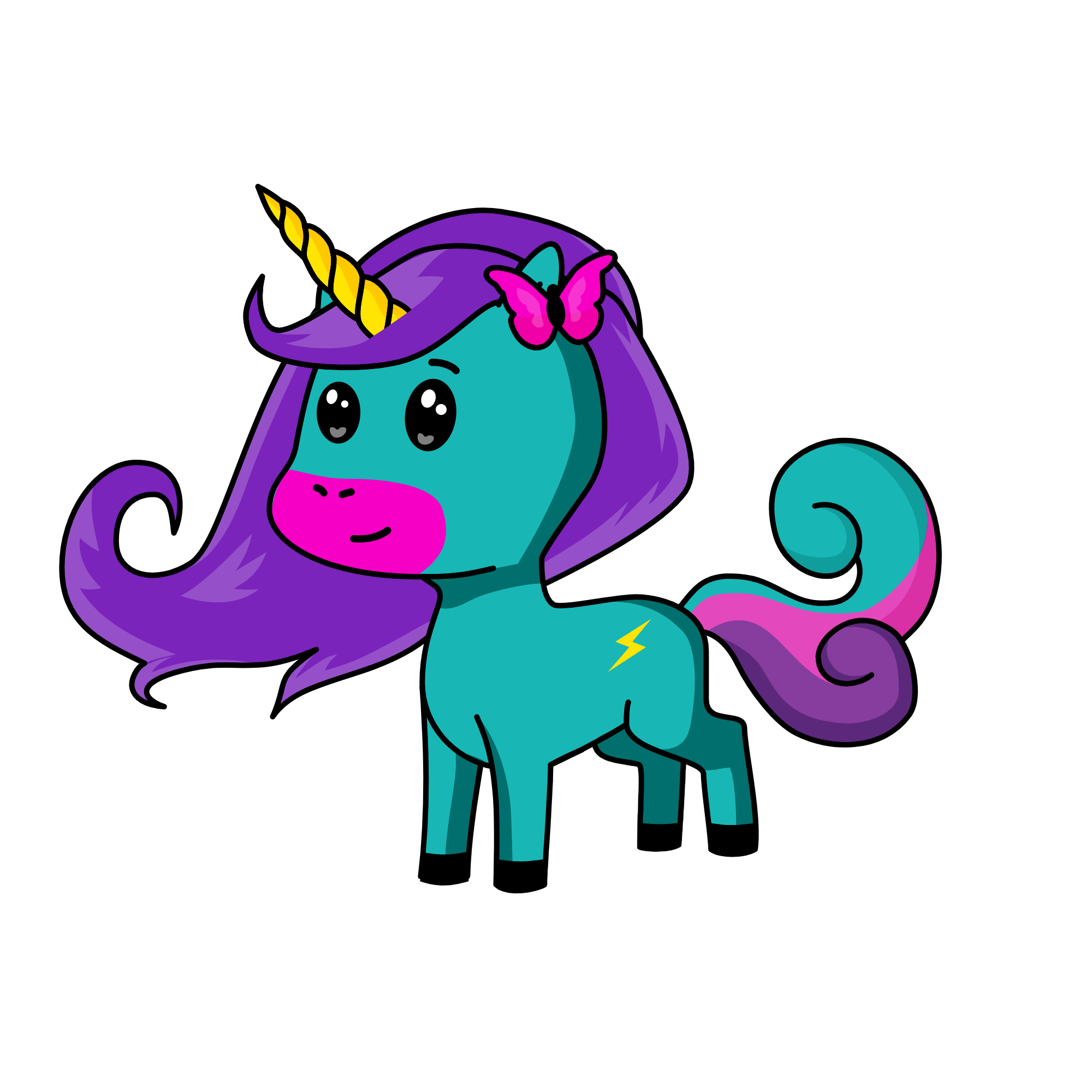 Aster, the unicorn