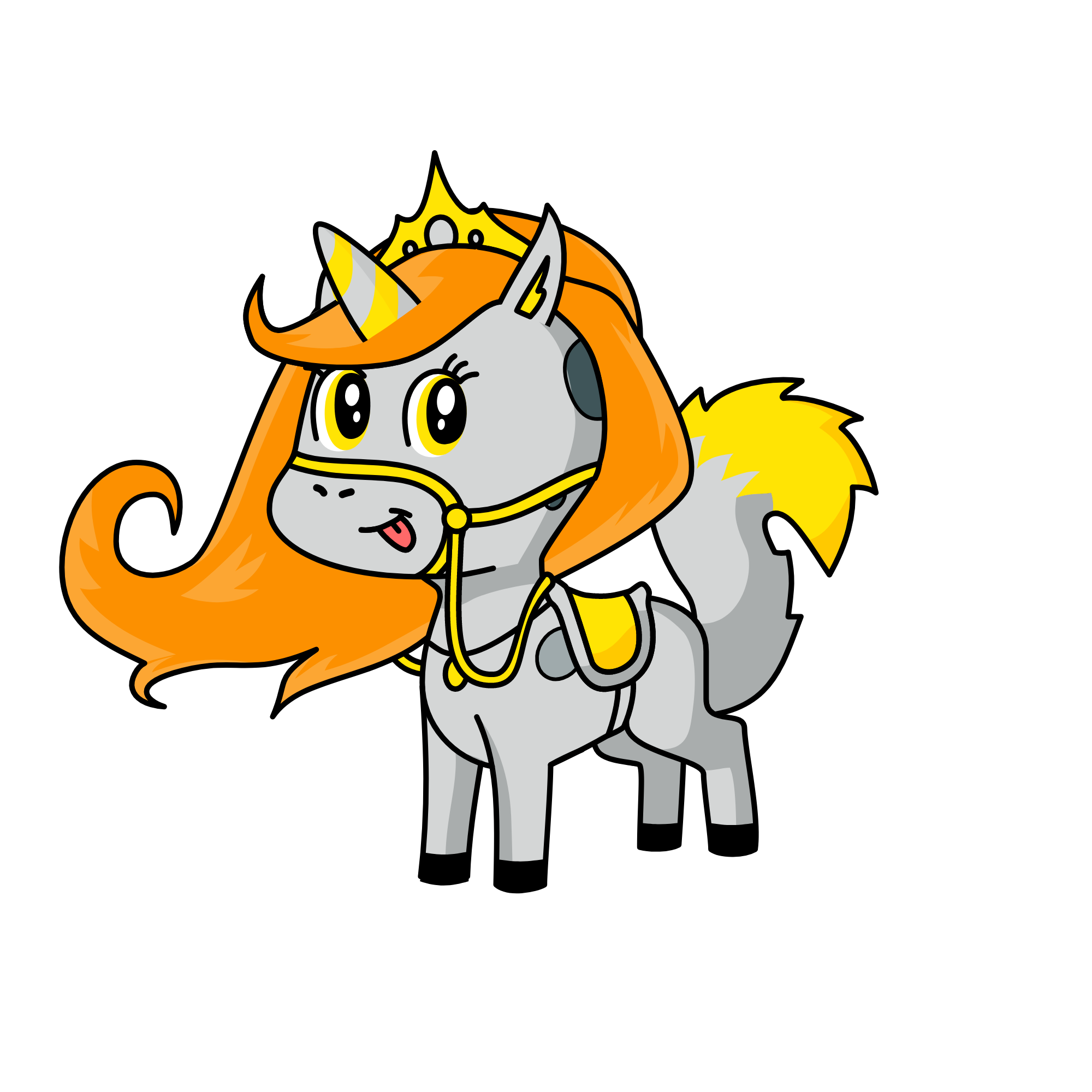 Queen moonlight, the unicorn