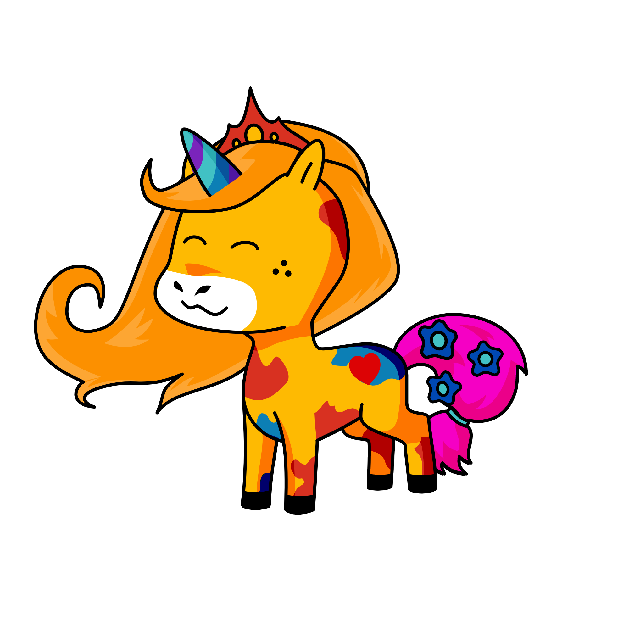 fire, the unicorn
