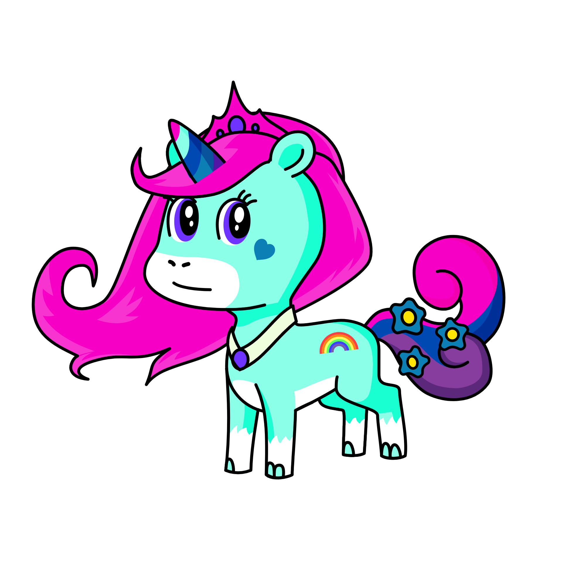 princees emily, the unicorn