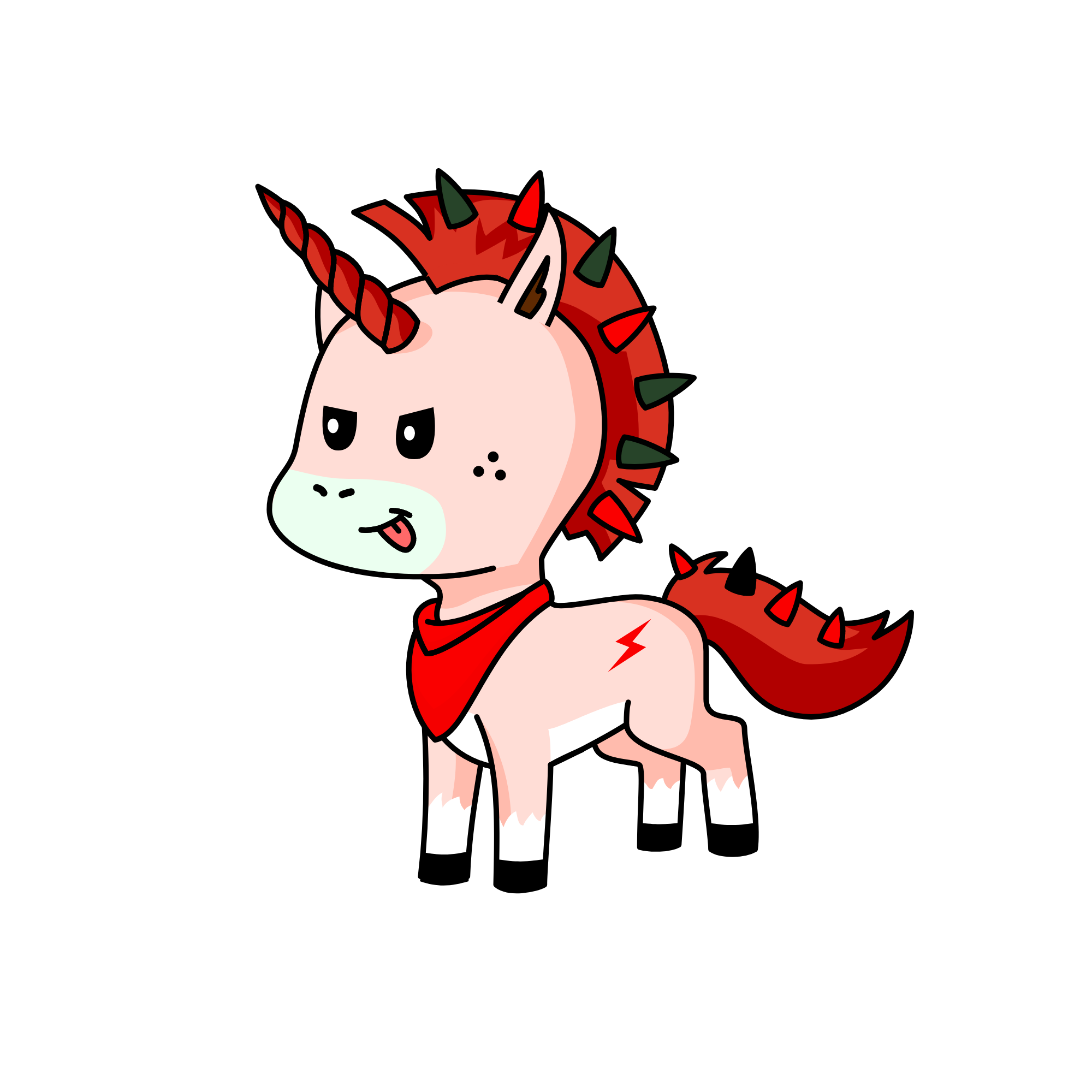 fuck u whore, the unicorn