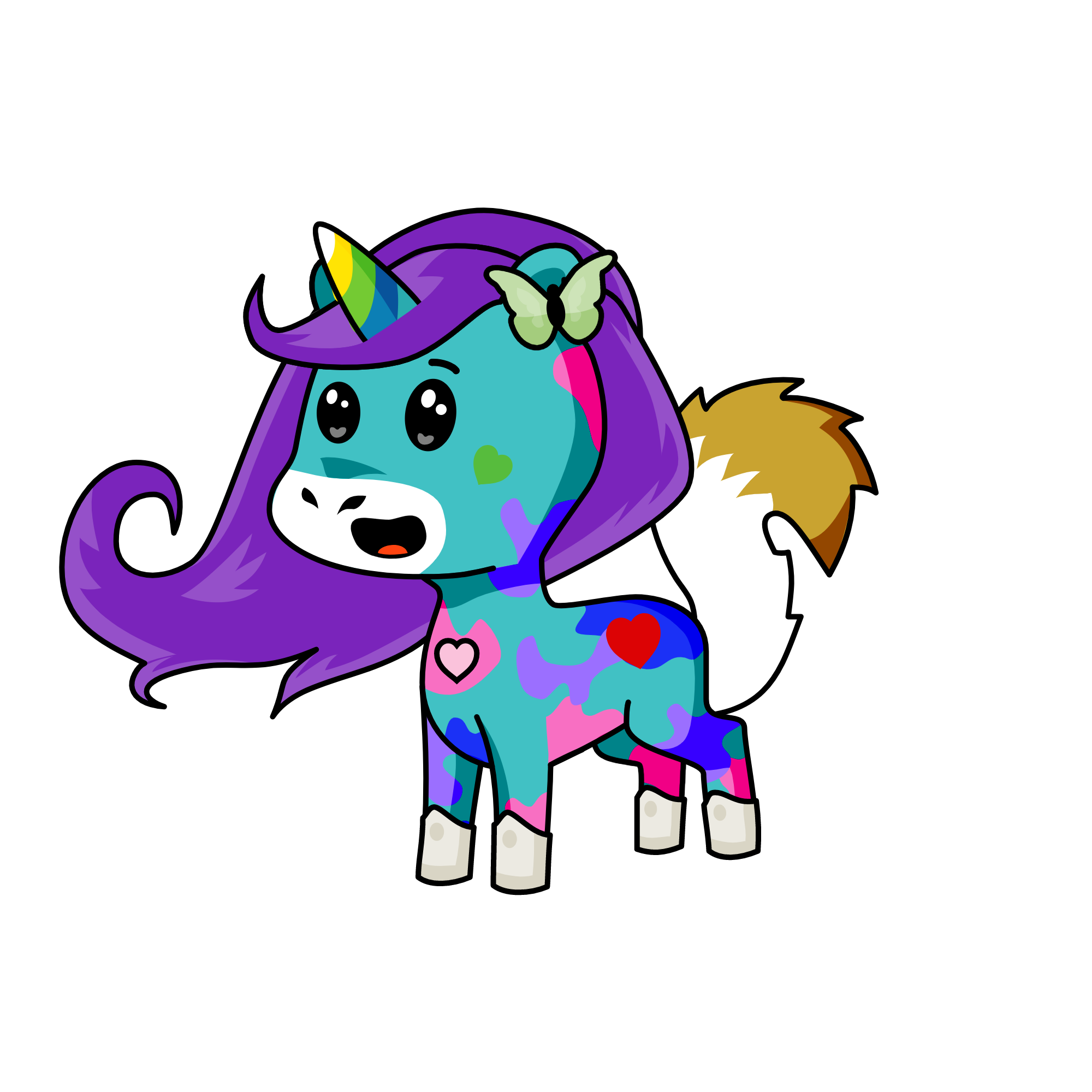 CupQuake, the unicorn