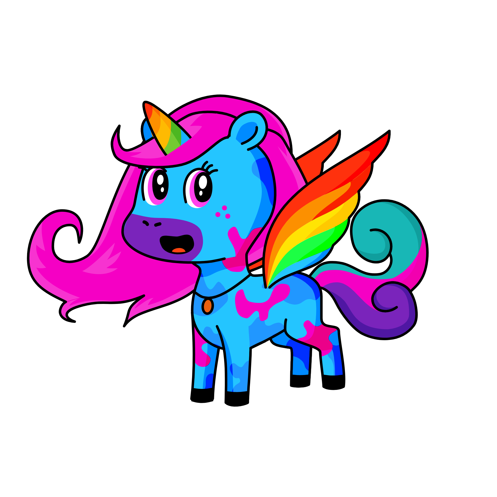 sparkles, the unicorn