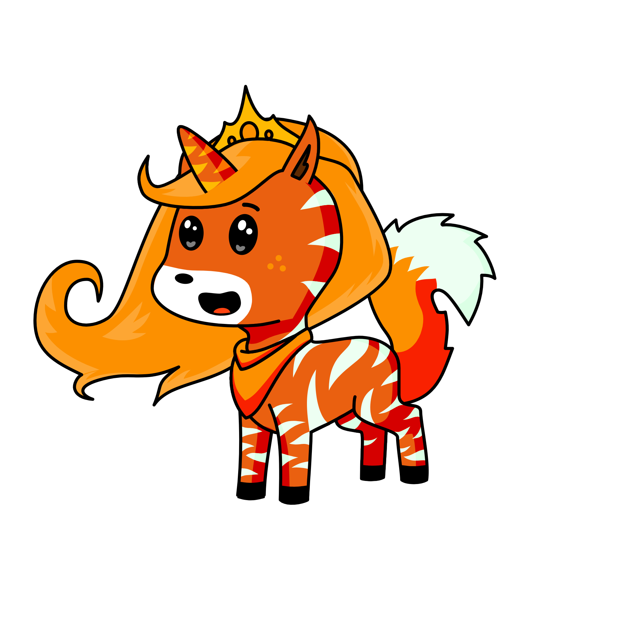 Sunset Fireglaze, the unicorn