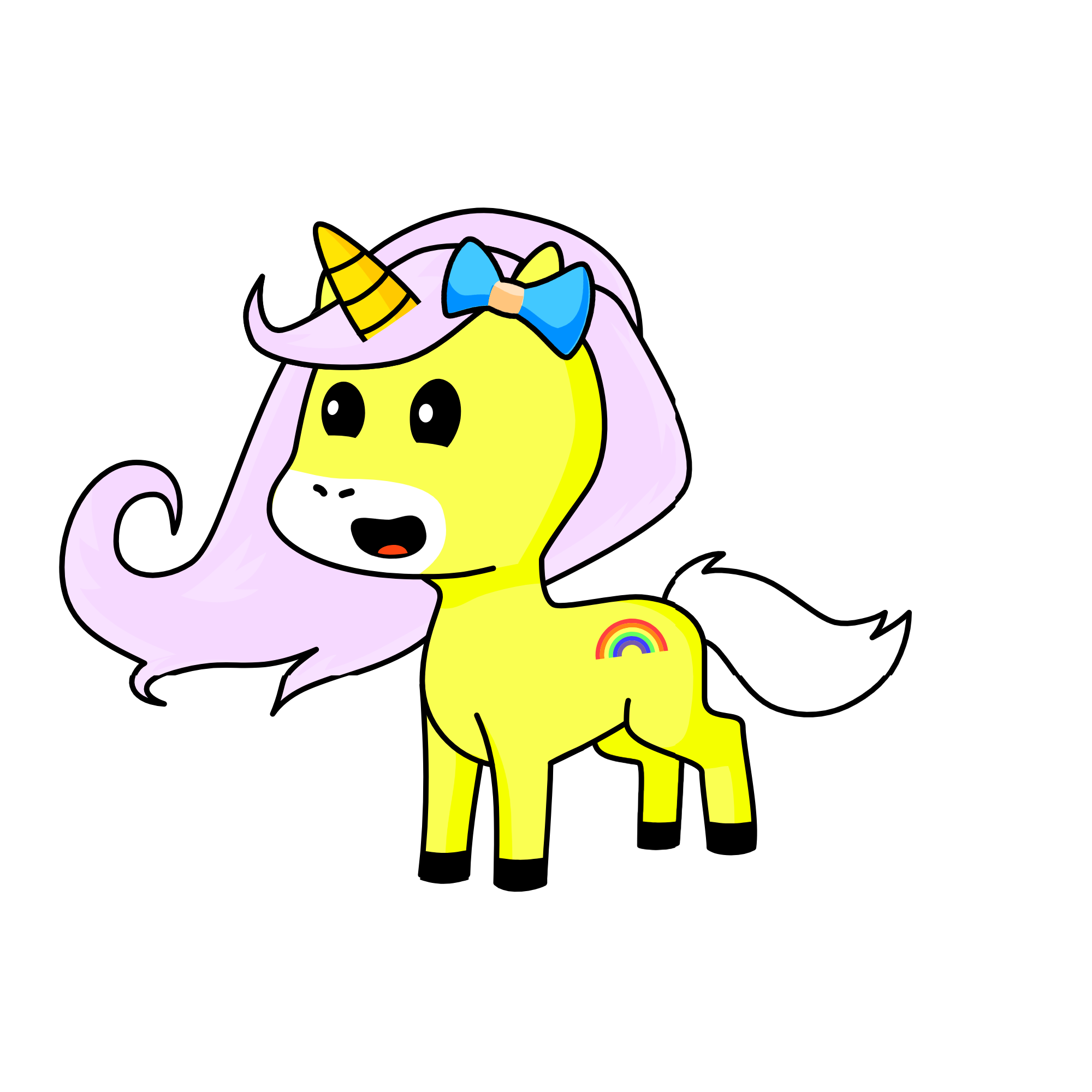 Almost fluttershy, the unicorn