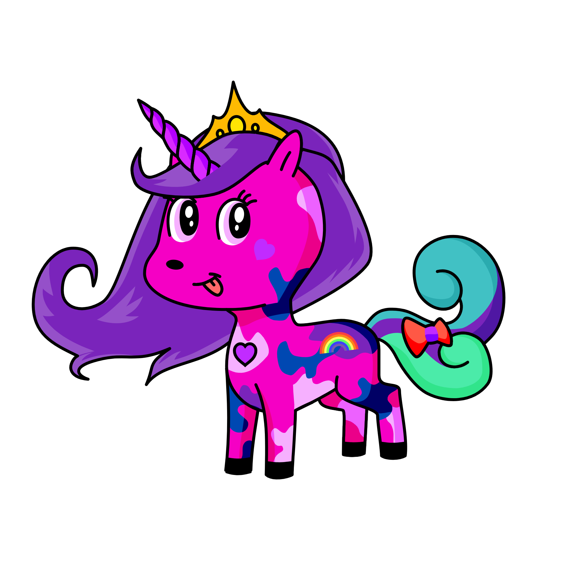 Queen Lea, the unicorn