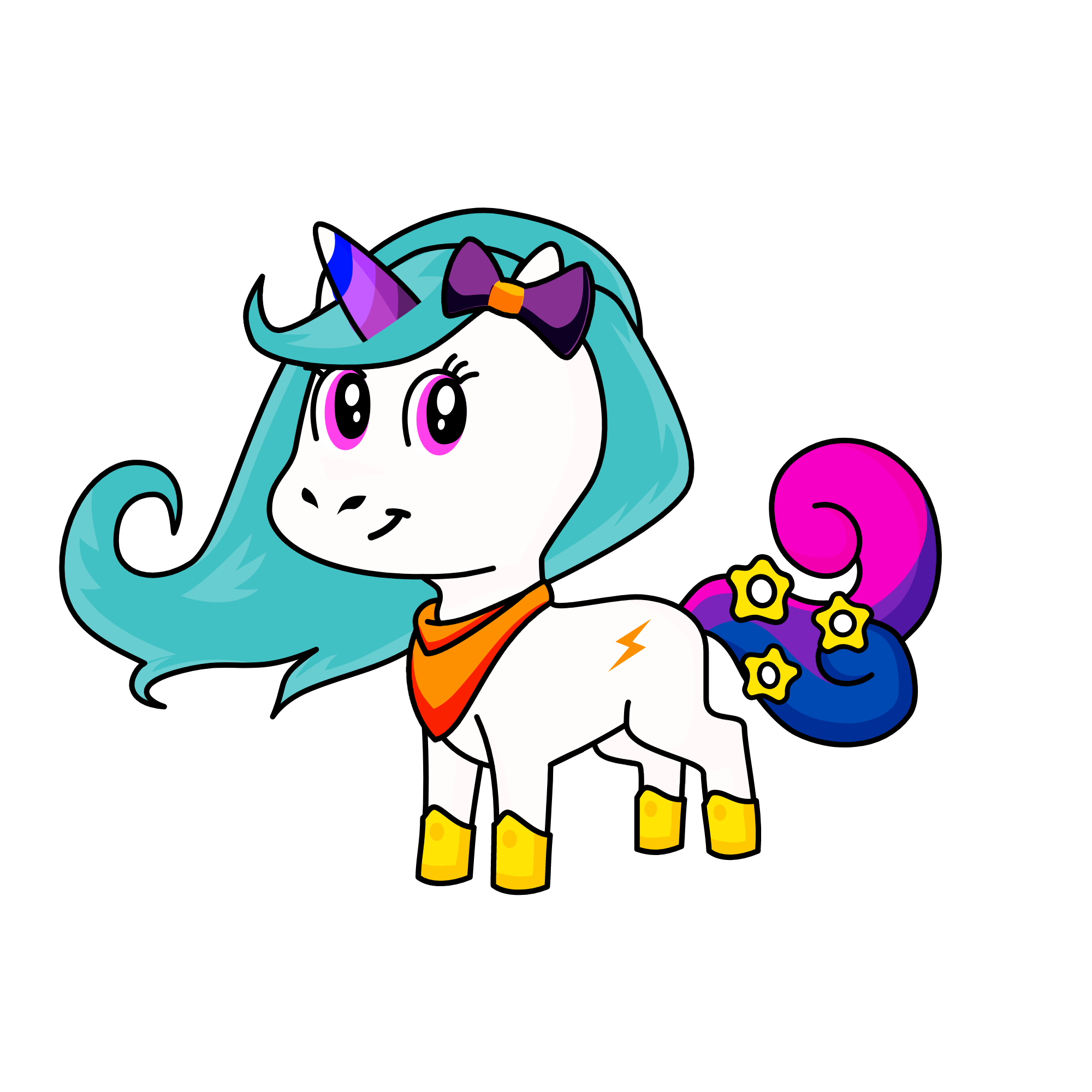 Midnight, the unicorn