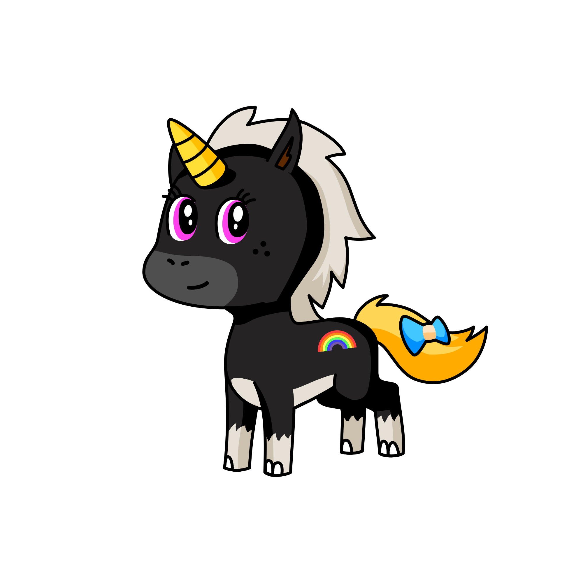 عبعبال, the unicorn