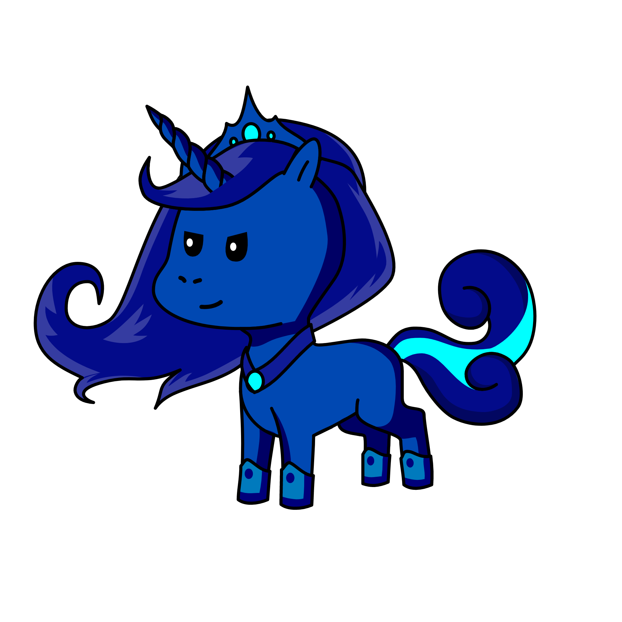 my sis, the unicorn