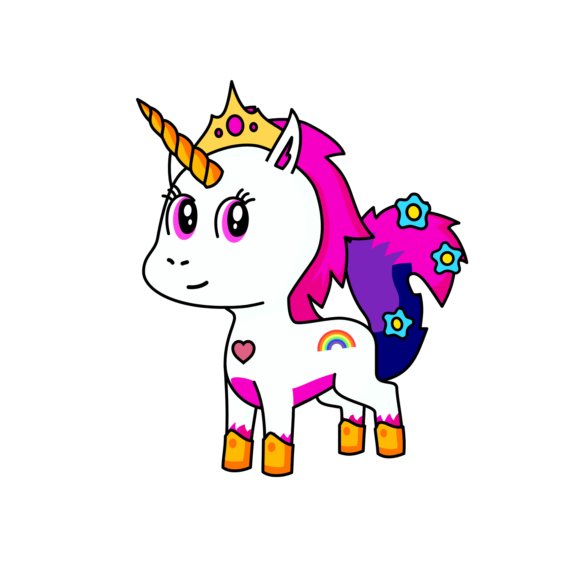 Sprainkles, the unicorn