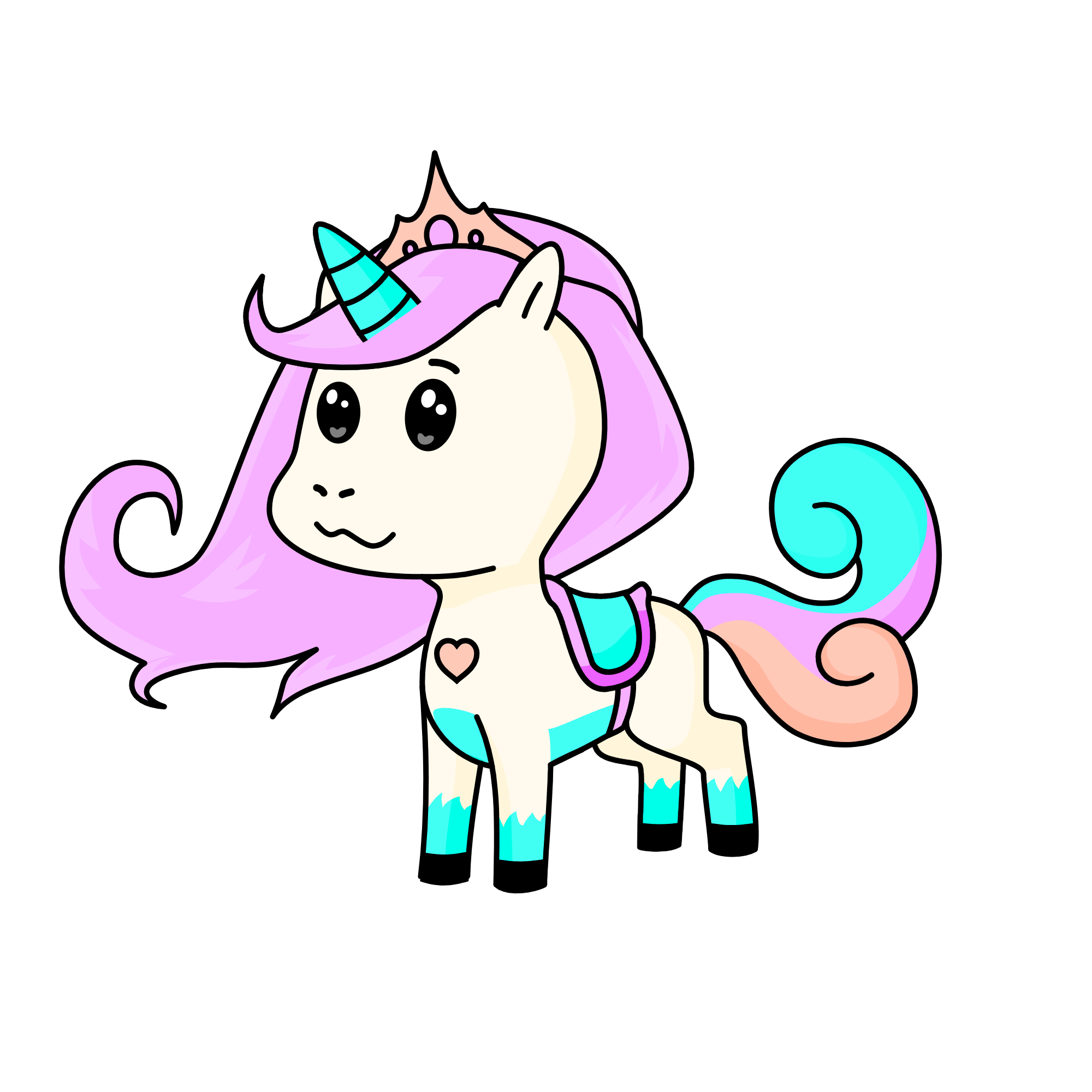 Cutie Uni, the unicorn