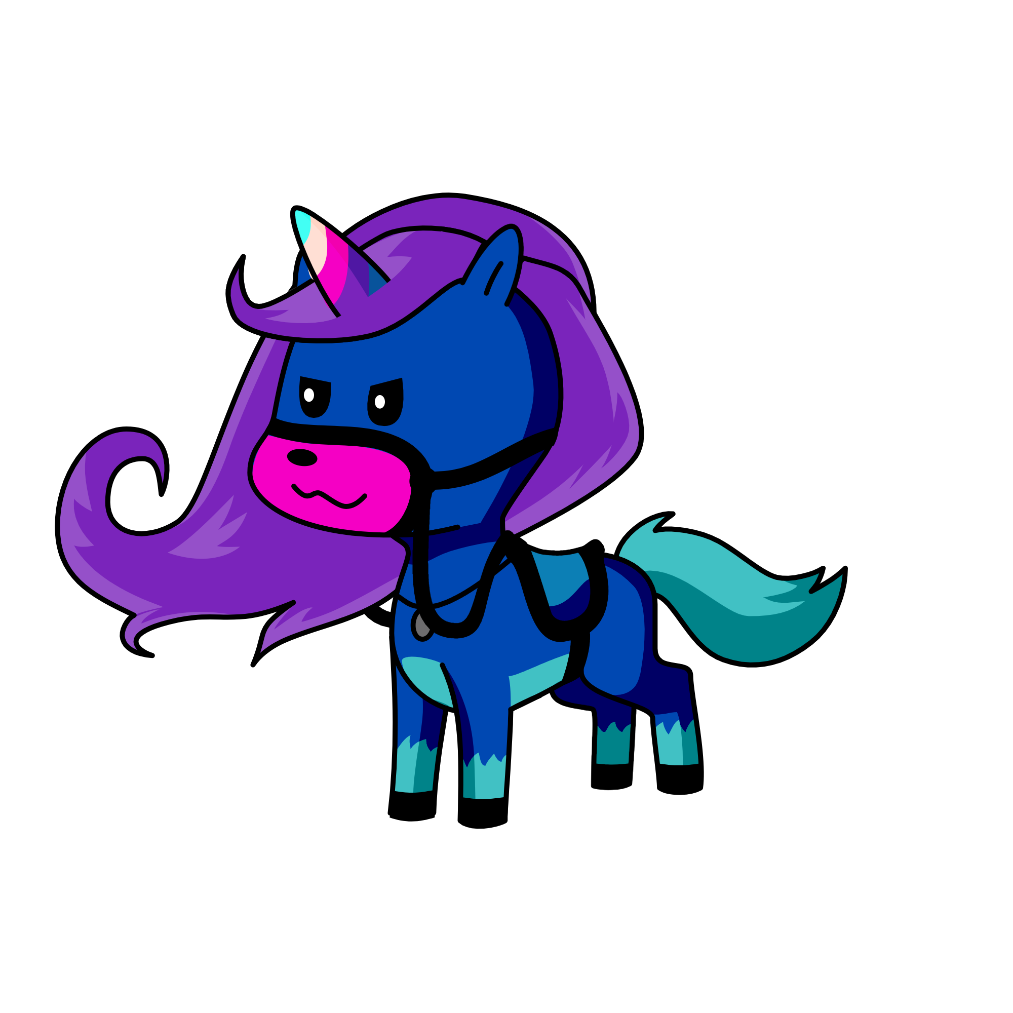 Midnight Star, the unicorn