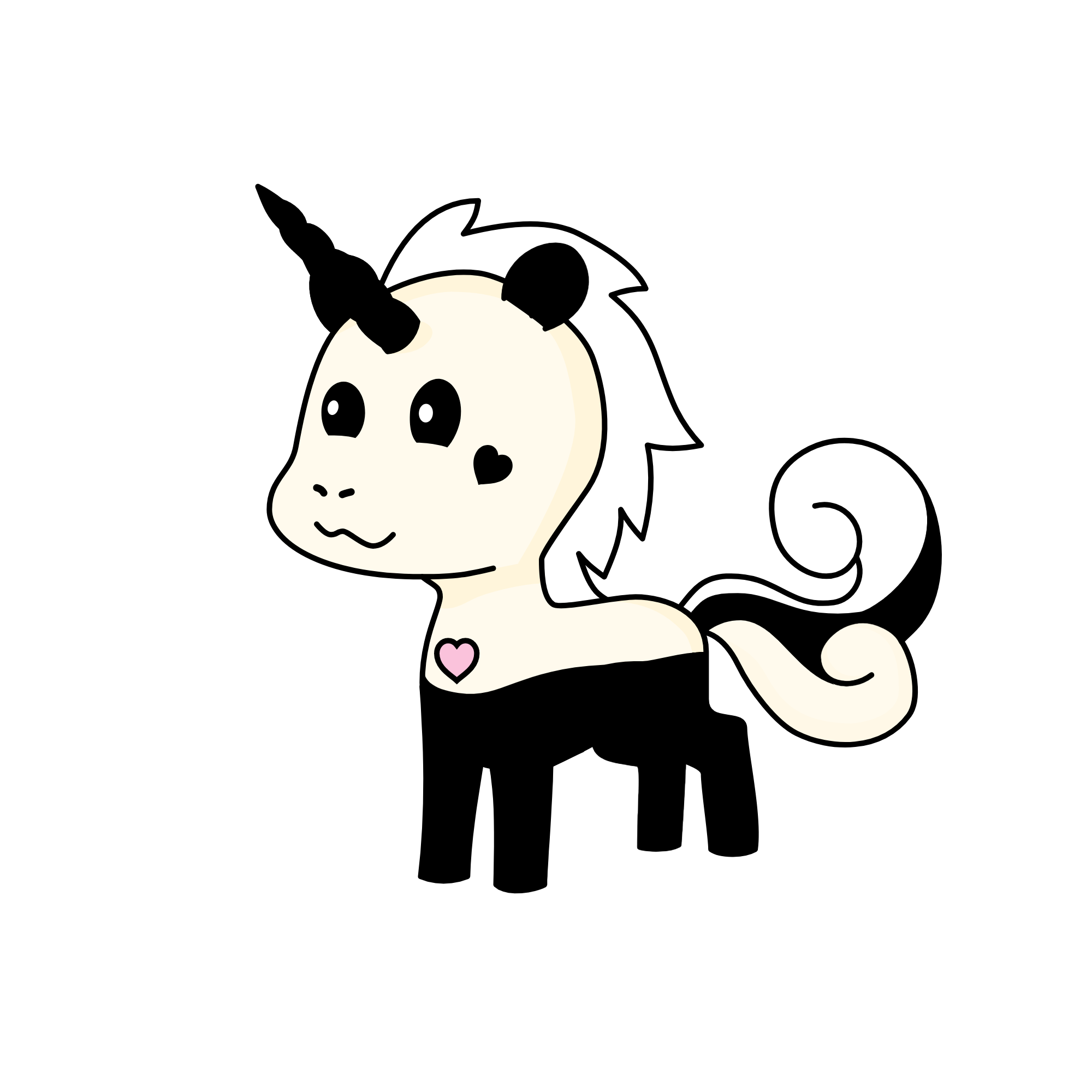 Panda Unicorn!! :3, the unicorn