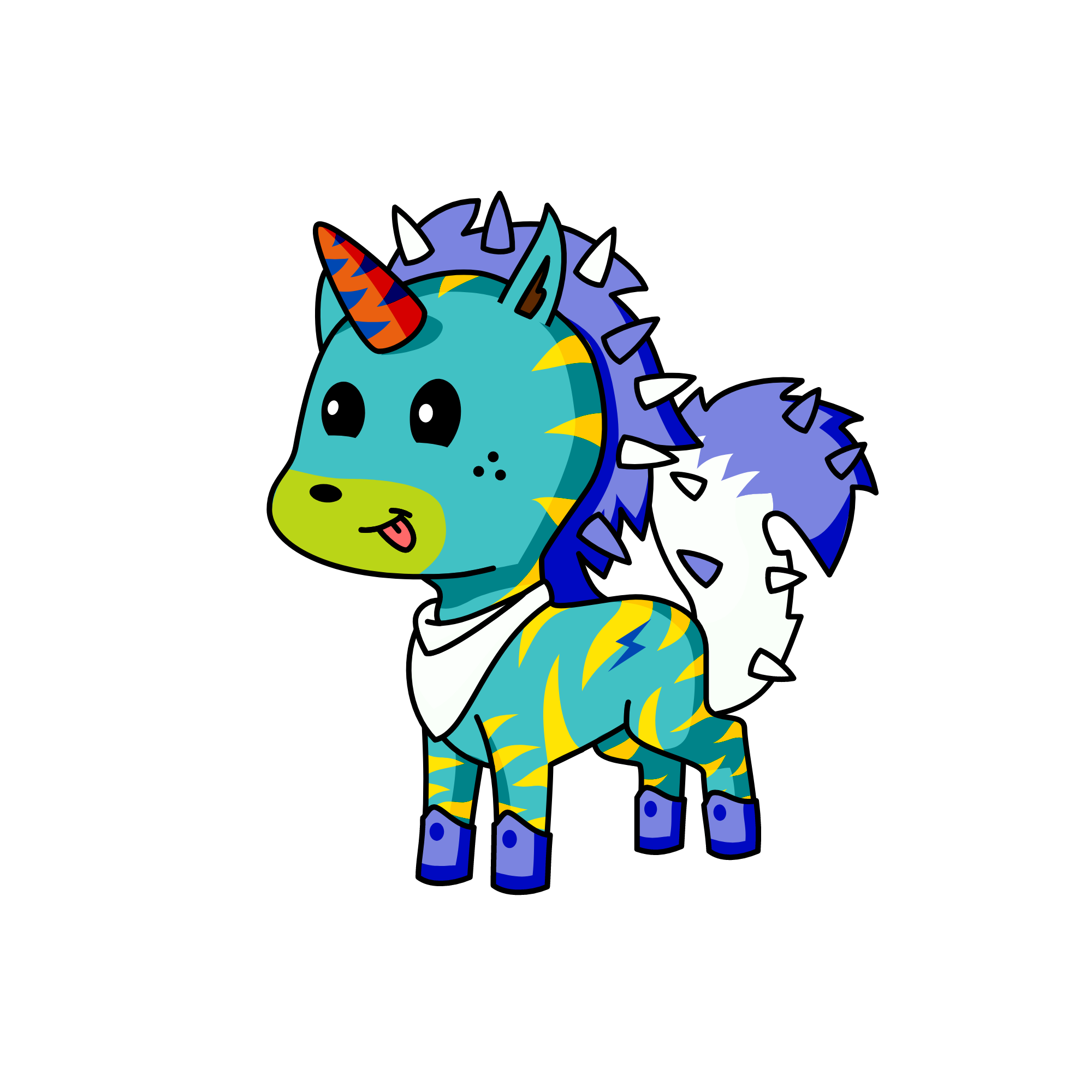 Lightning, the unicorn