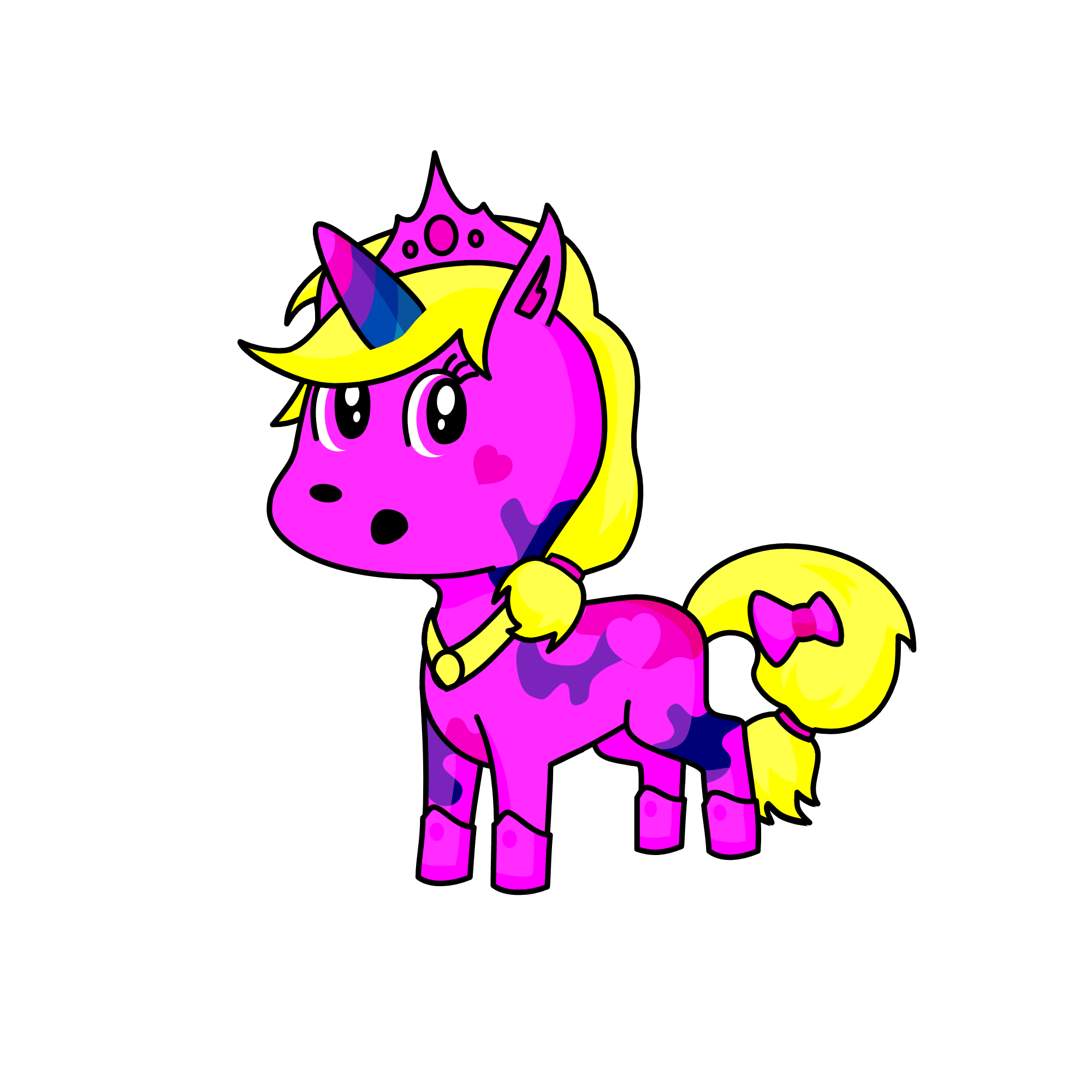 Cotten candy unicorn, the unicorn